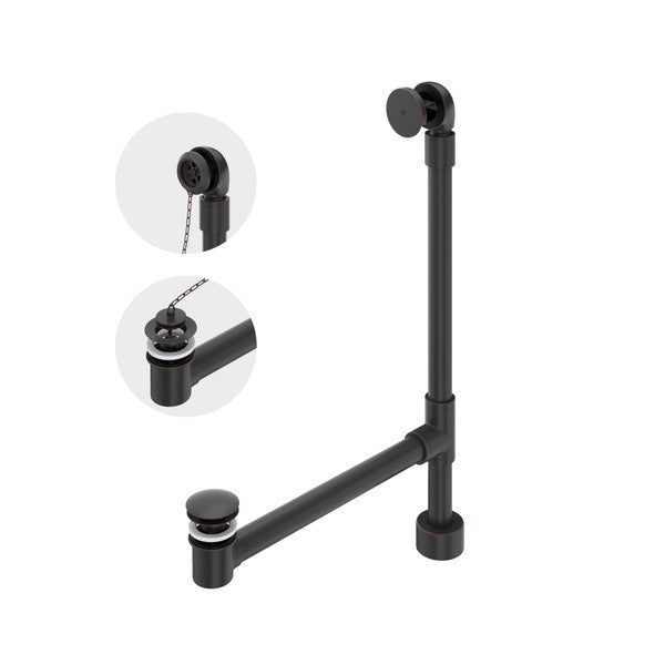 Victoria + Albert Freestanding Bathtub Drain For Above-Floor Installation Box