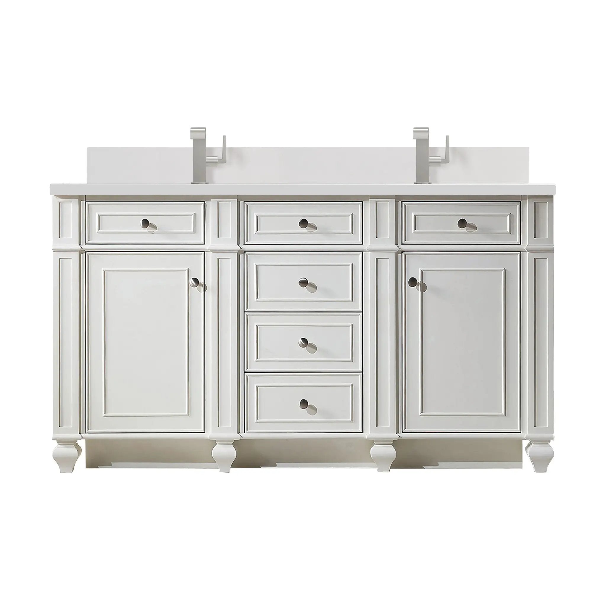 bright white vanity