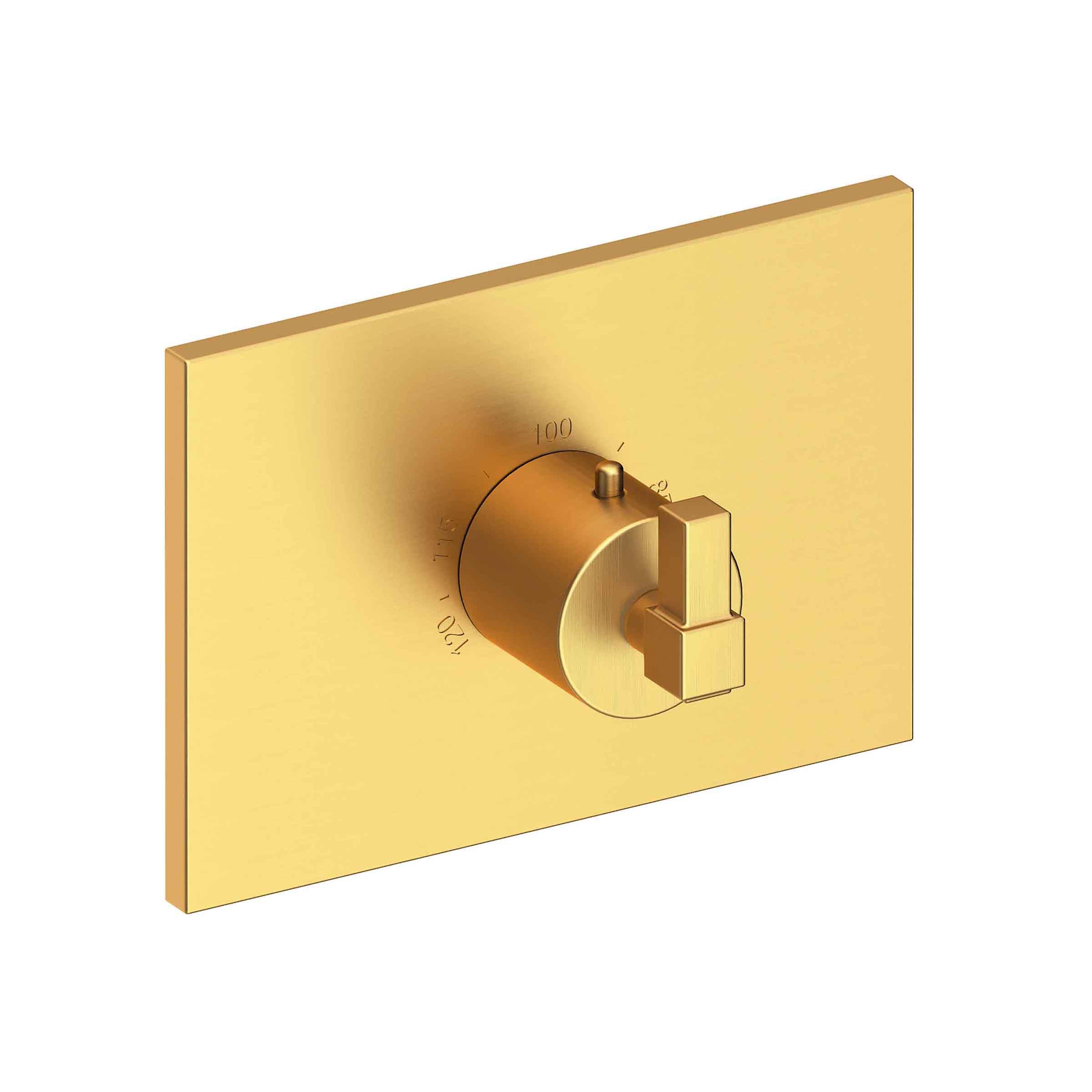 Newport Brass Malvina 3/4" Square Thermostatic Trim Plate with Handle