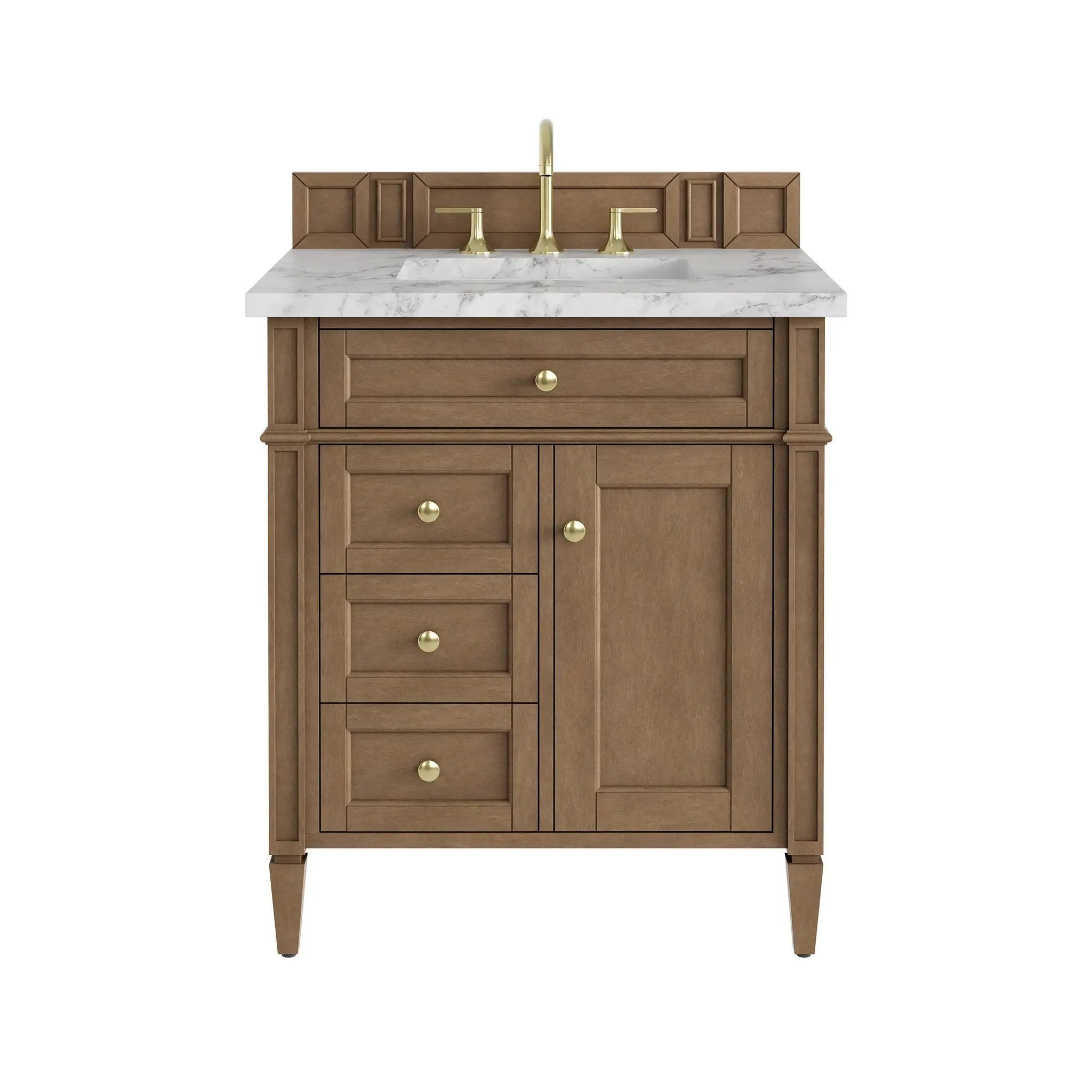 James Martin Brittany 30" Single Vanity Set - Pecan by James Martin Vanities