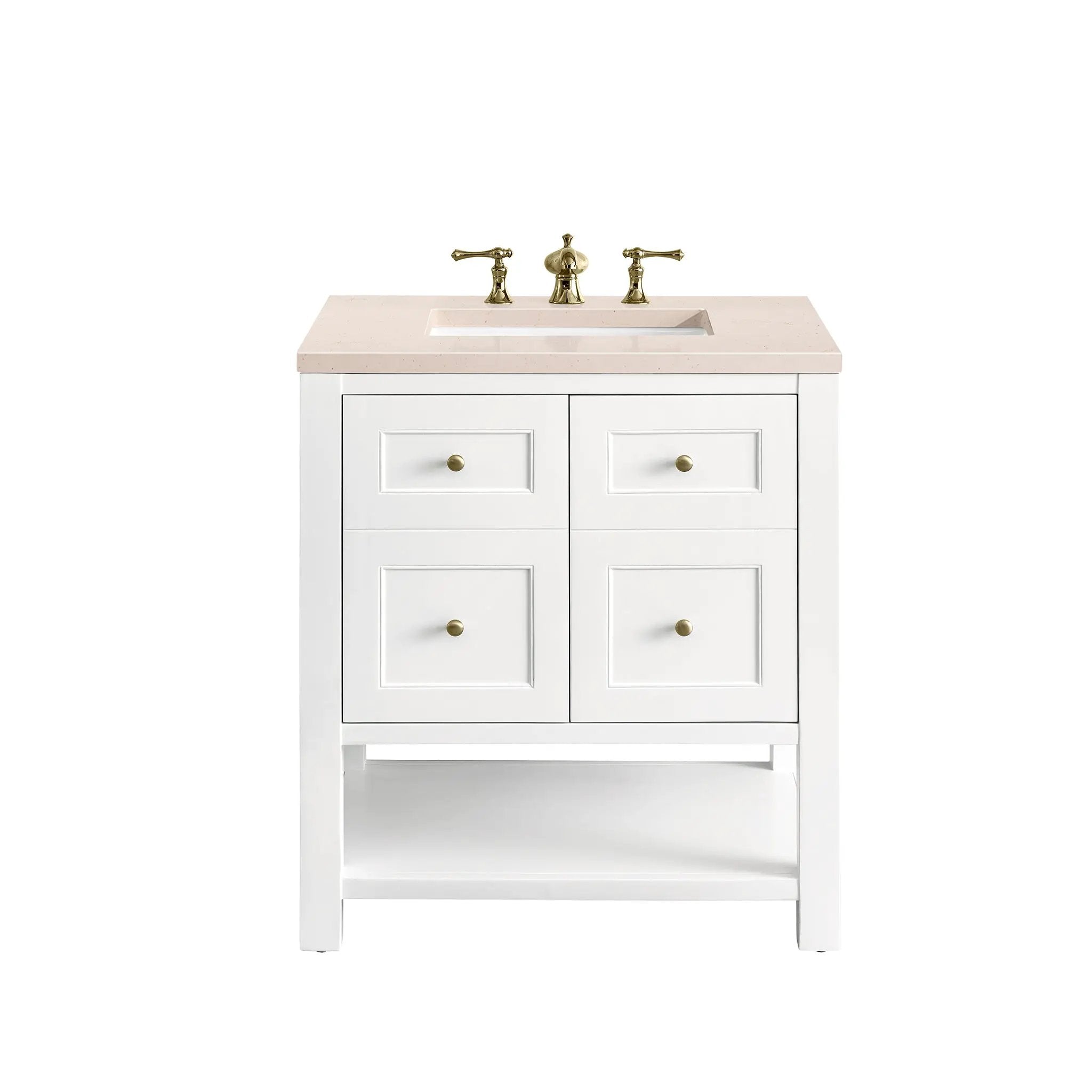 James Martin Breckenridge 30" Single Vanity Set - Bright White by James Martin Vanities