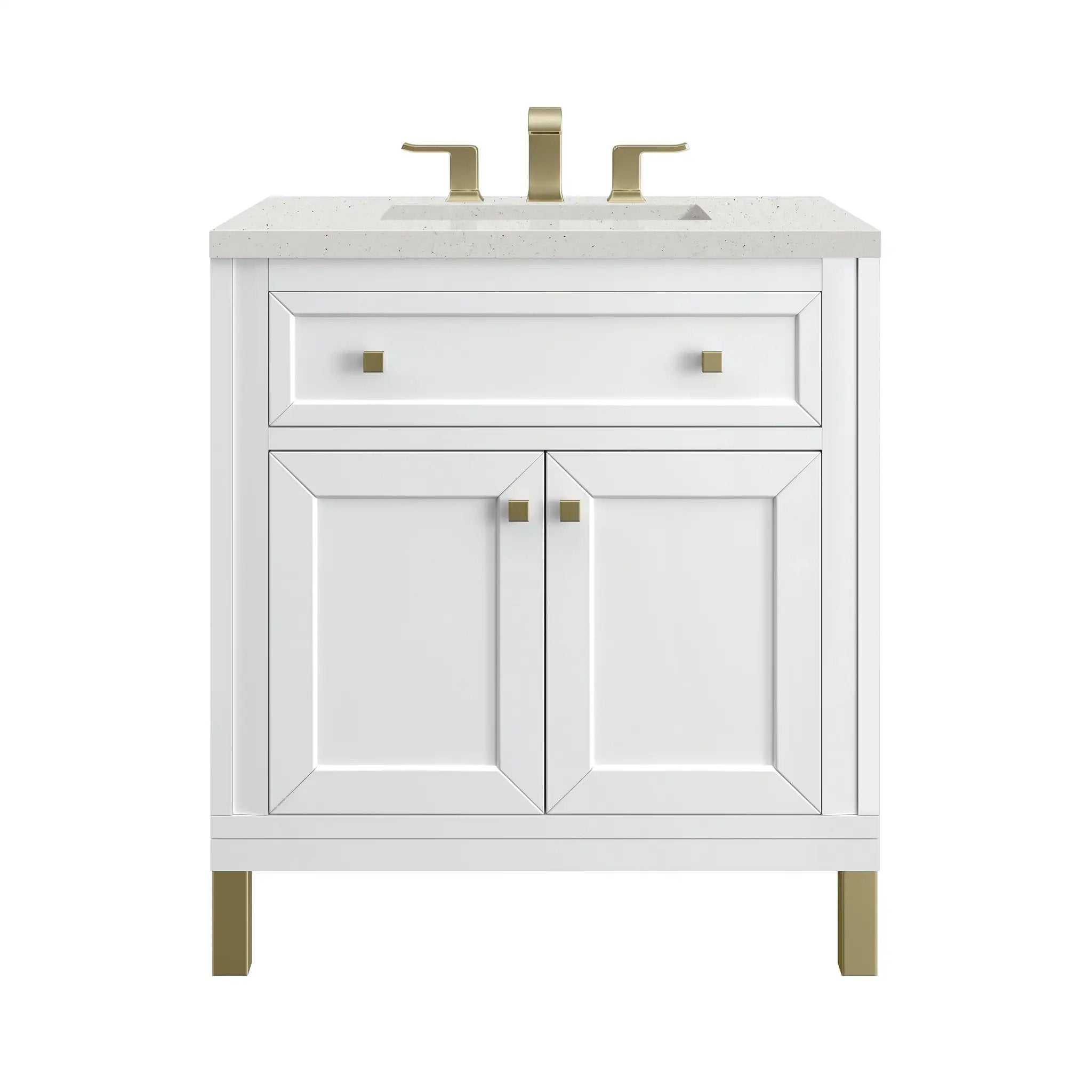 James Martin Chicago 30" Single Vanity Set - Glossy White by James Martin Vanities