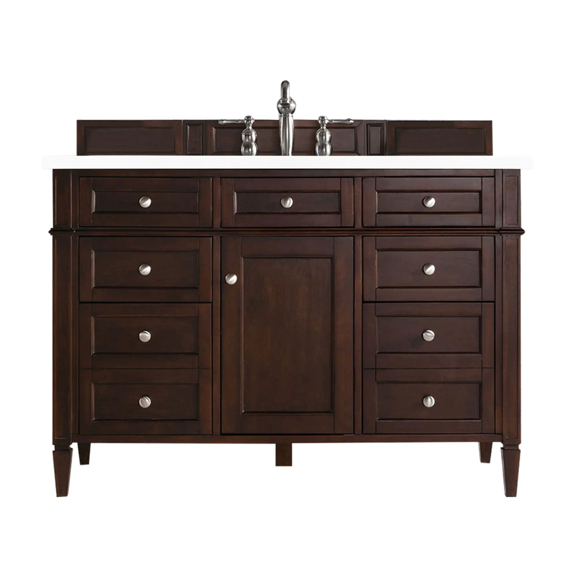 James Martin Brittany 48" Single Vanity Set - Burnished Mahogany by James Martin Vanities
