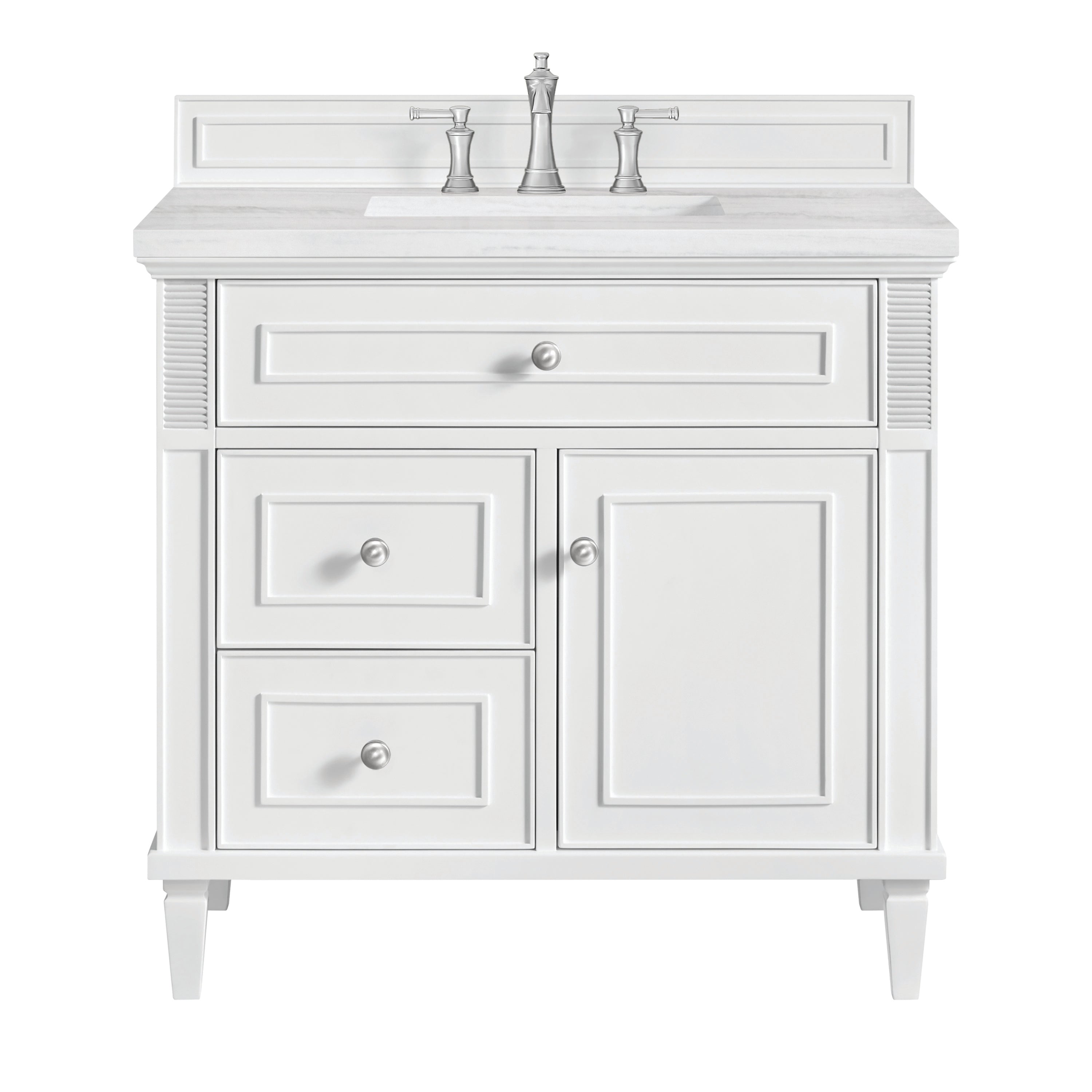 arctic fall solid surface top vanity
