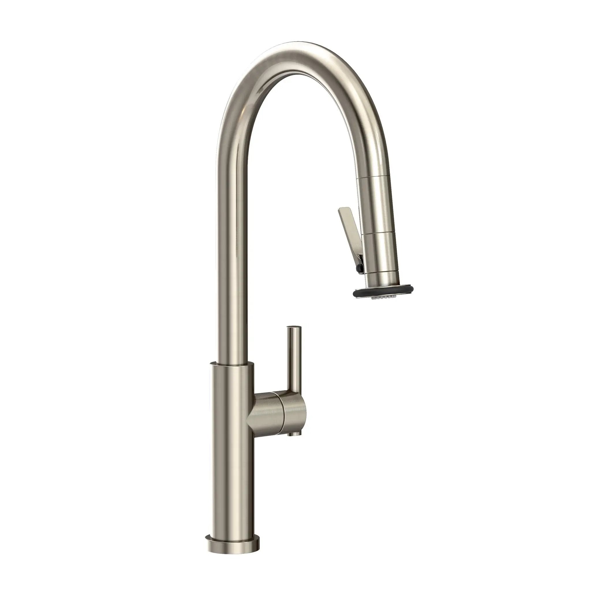 Newport Brass East Linear Pull-Down Kitchen Faucet with Lever Controled Spray by Newport Brass
