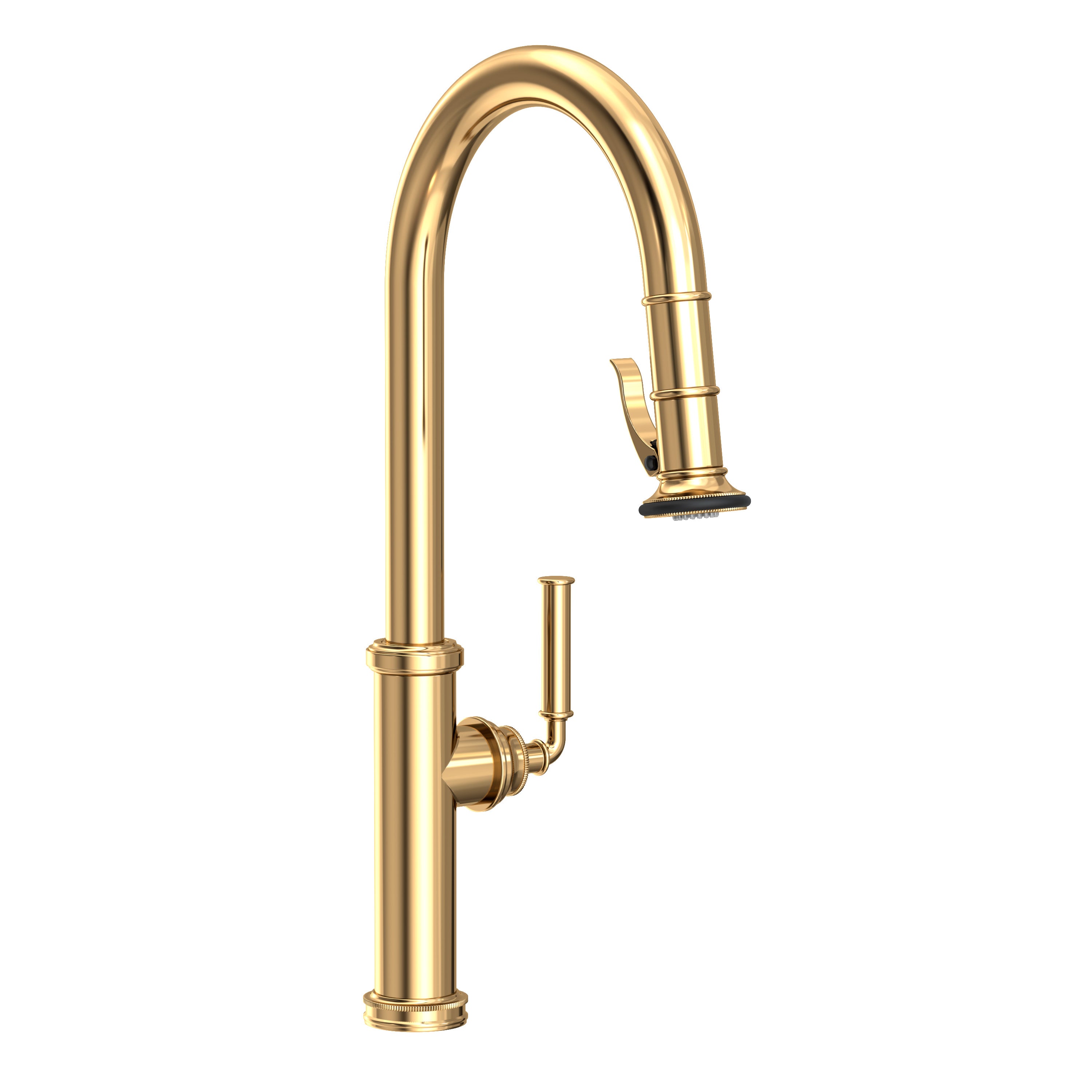 Newport Brass Taft Pull-Down Kitchen Faucet with Lever Controled Spray