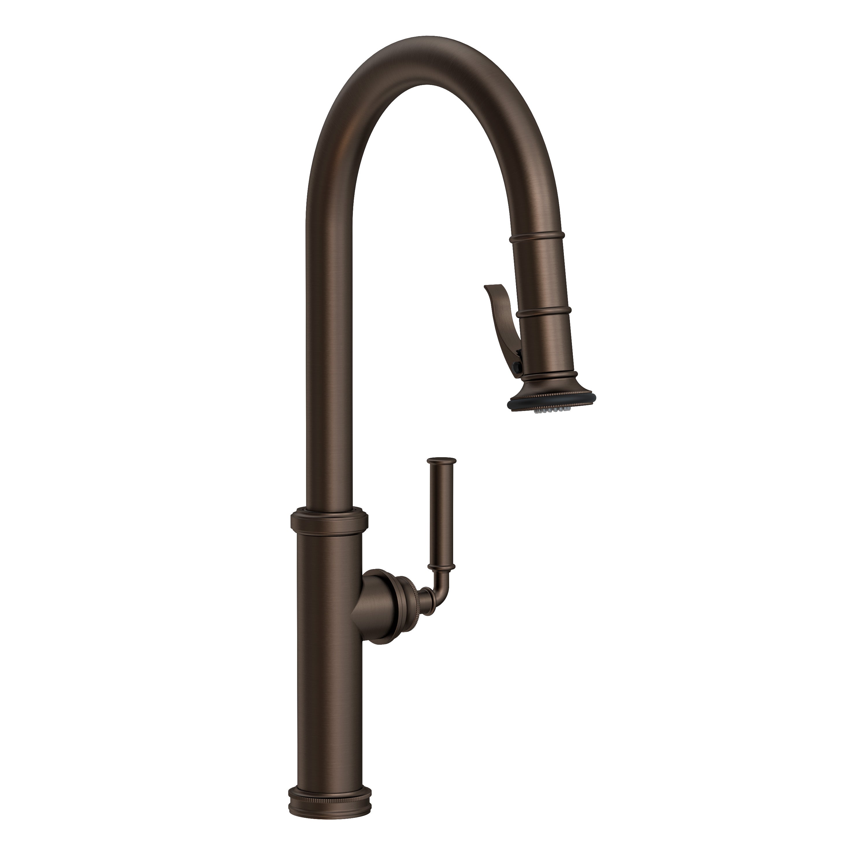 Newport Brass Taft Pull-Down Kitchen Faucet with Lever Controled Spray
