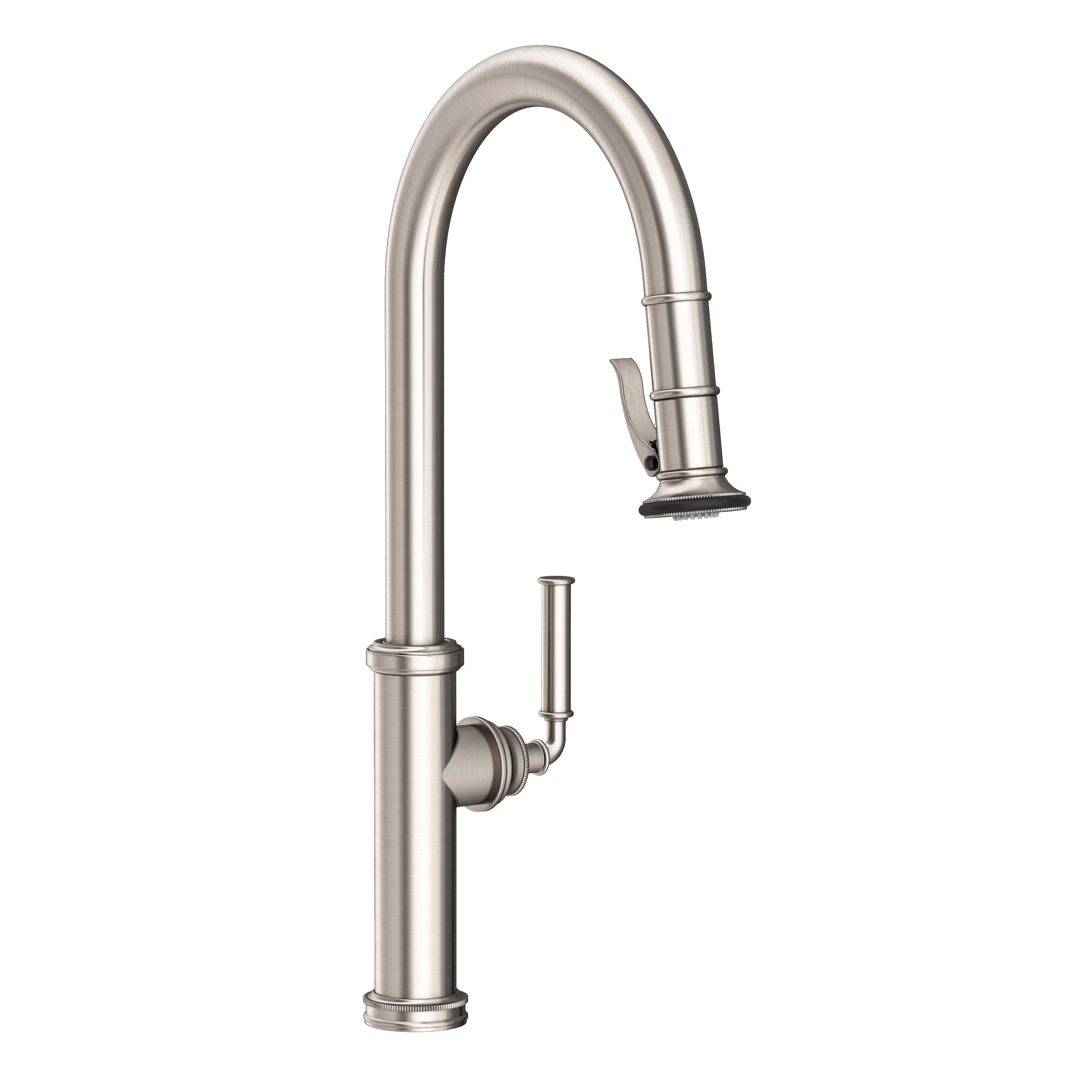 Newport Brass Taft Pull-Down Kitchen Faucet with Lever Controled Spray