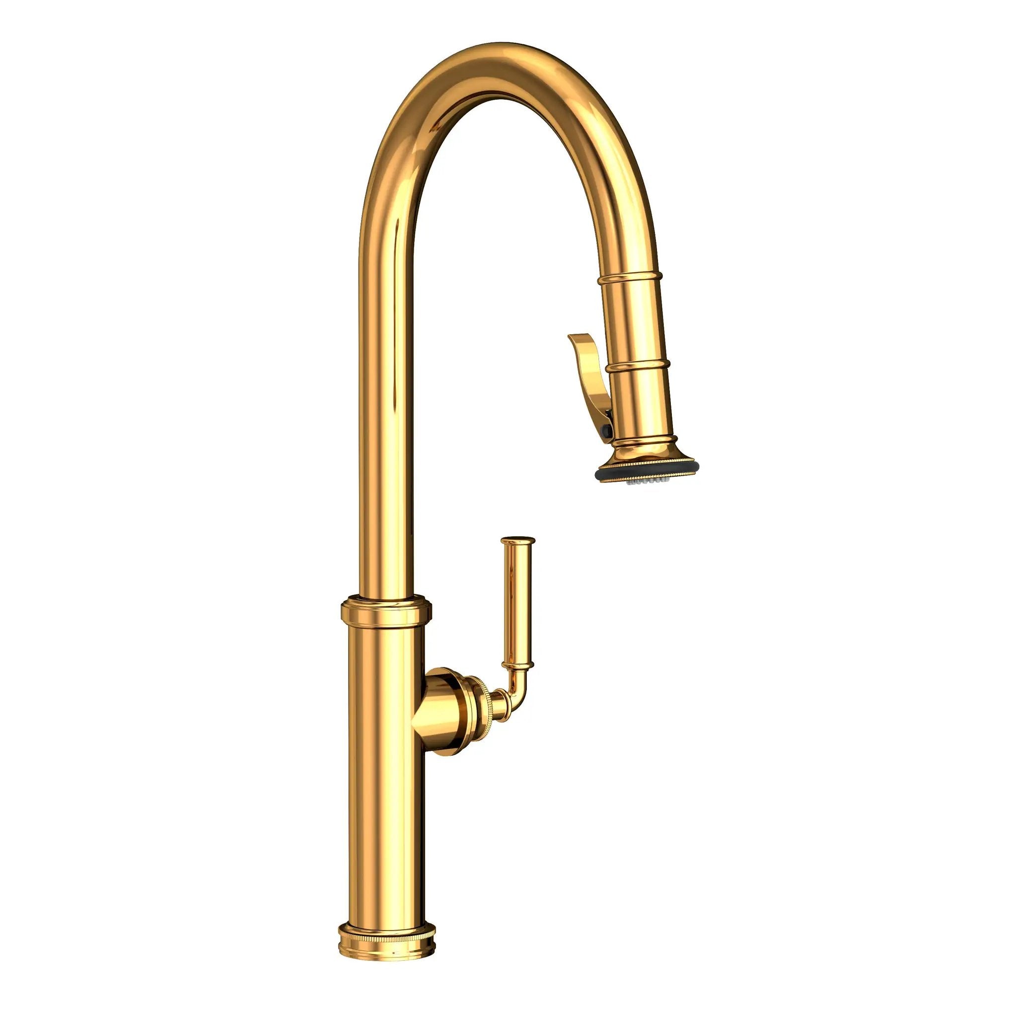Newport Brass Taft Pull-Down Kitchen Faucet with Lever Controled Spray by Newport Brass