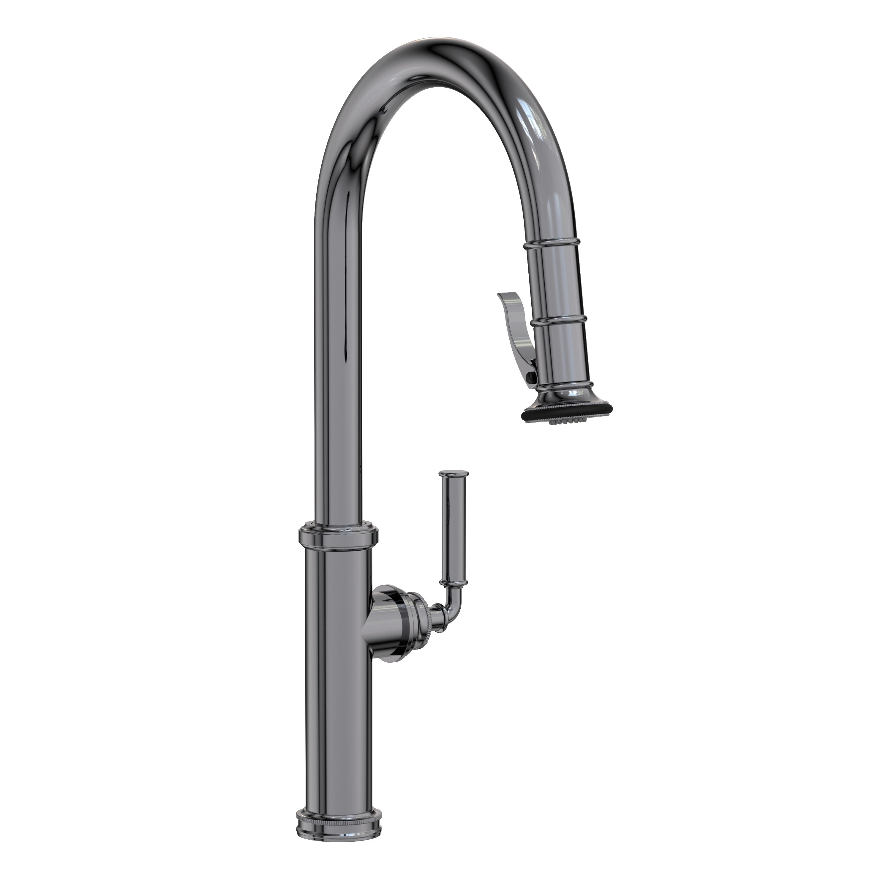 Newport Brass Taft Pull-Down Kitchen Faucet with Lever Controled Spray