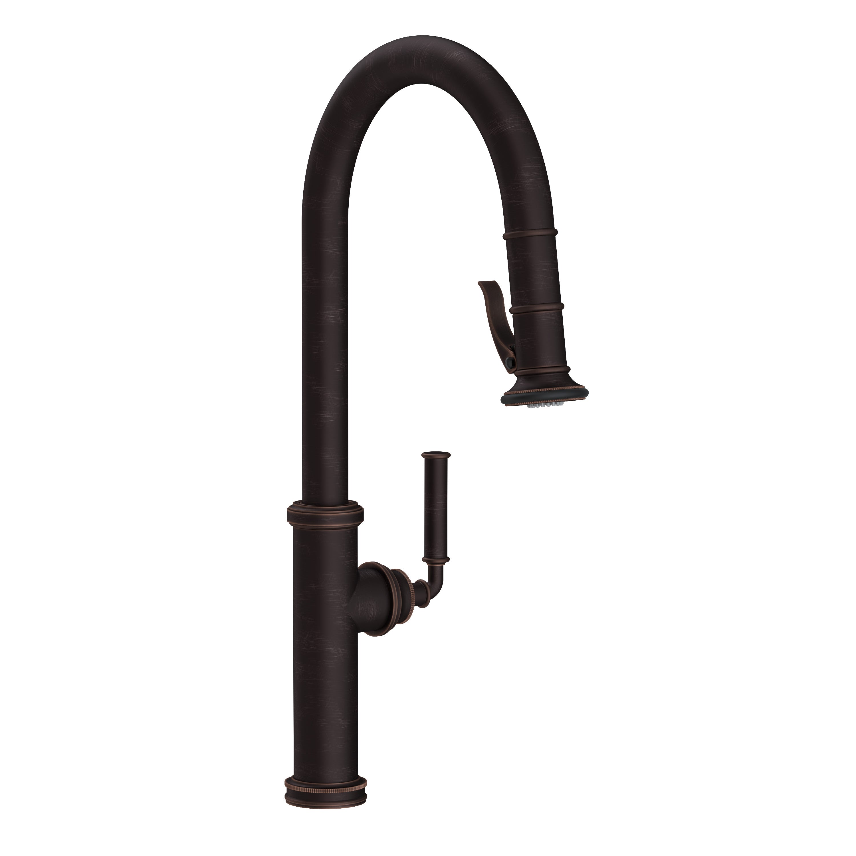 Newport Brass Taft Pull-Down Kitchen Faucet with Lever Controled Spray