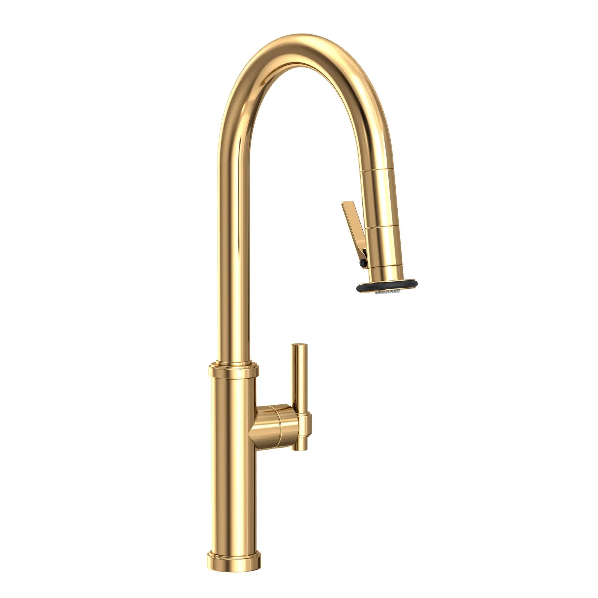 Newport Brass Seager Pull-Down Kitchen Faucet with Lever Controled Spray by Newport Brass