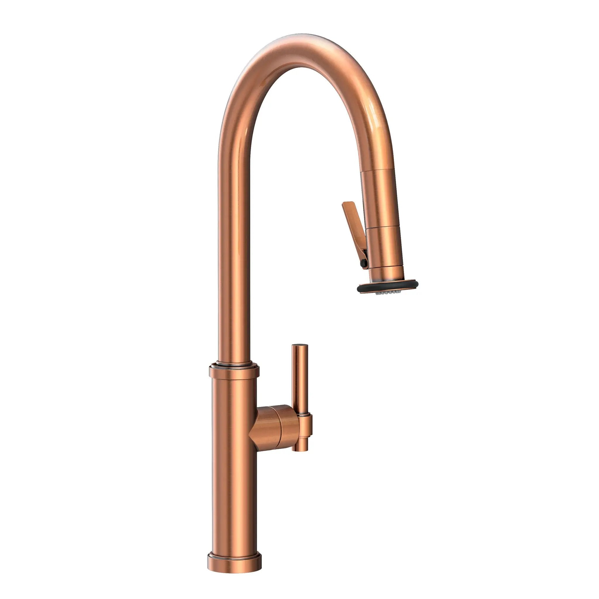 Newport Brass Seager Pull-Down Kitchen Faucet with Lever Controled Spray by Newport Brass
