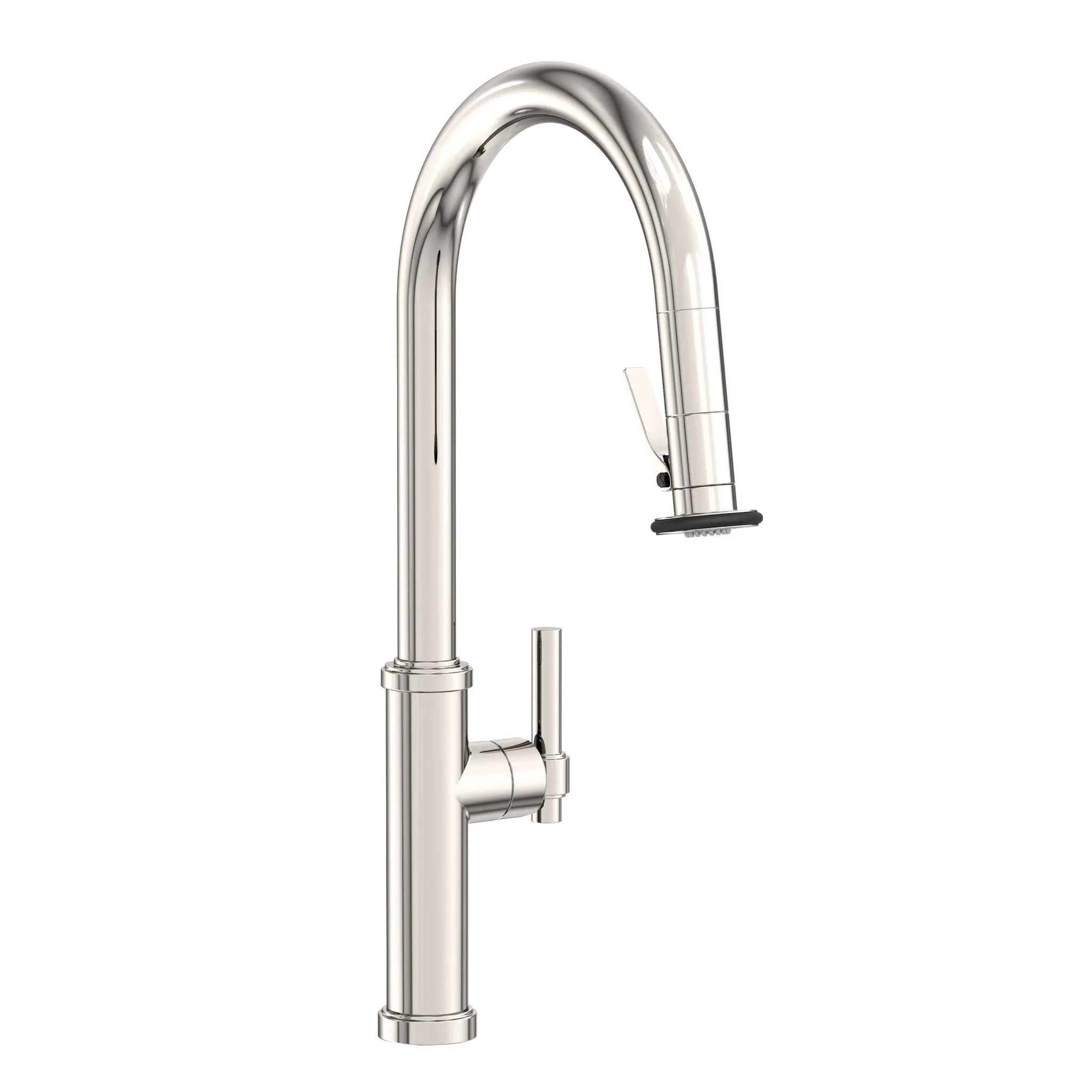 Newport Brass Seager Pull-Down Kitchen Faucet with Lever Controled Spray by Newport Brass