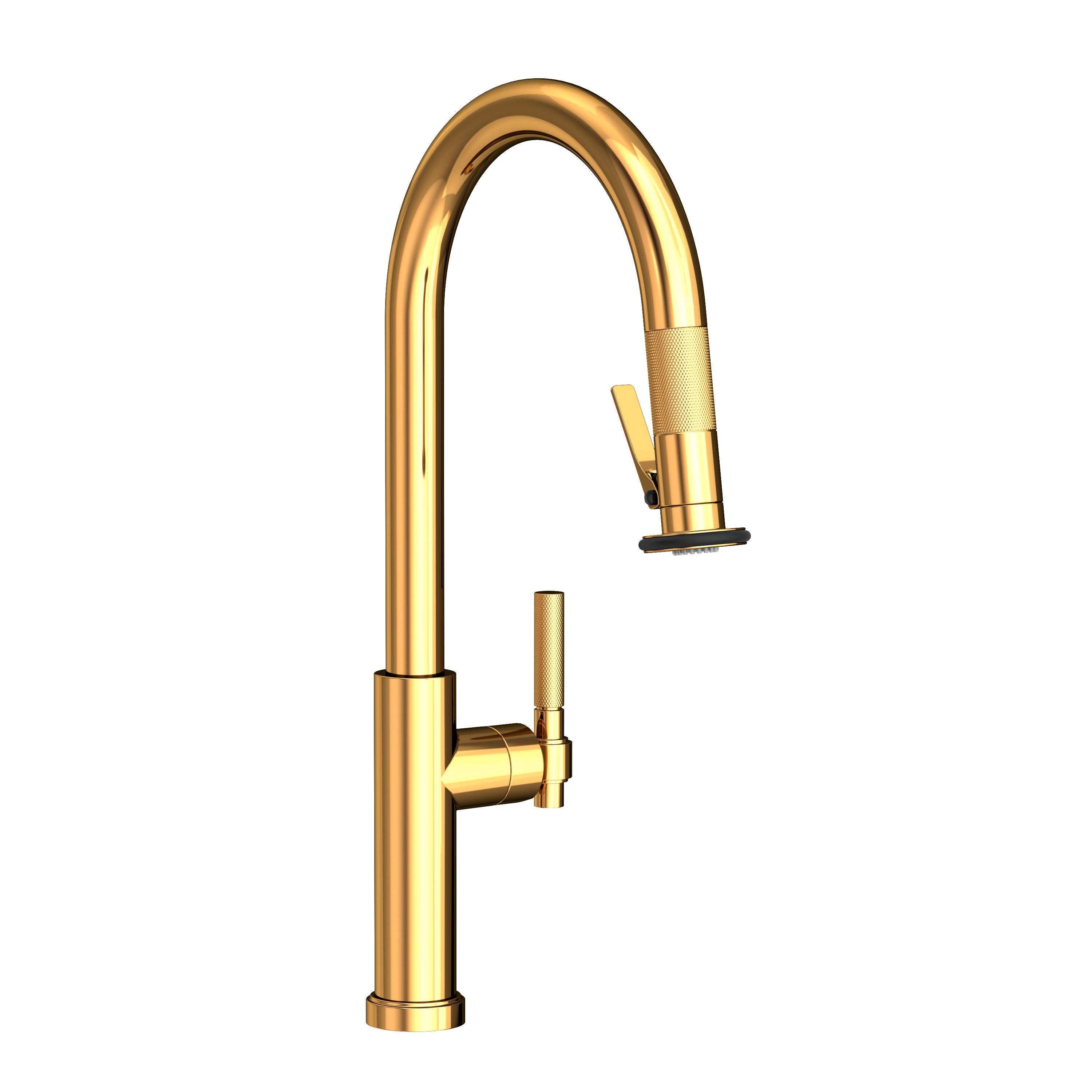 Newport Brass Muncy Pull-Down Kitchen Faucet with Lever Controled Spray