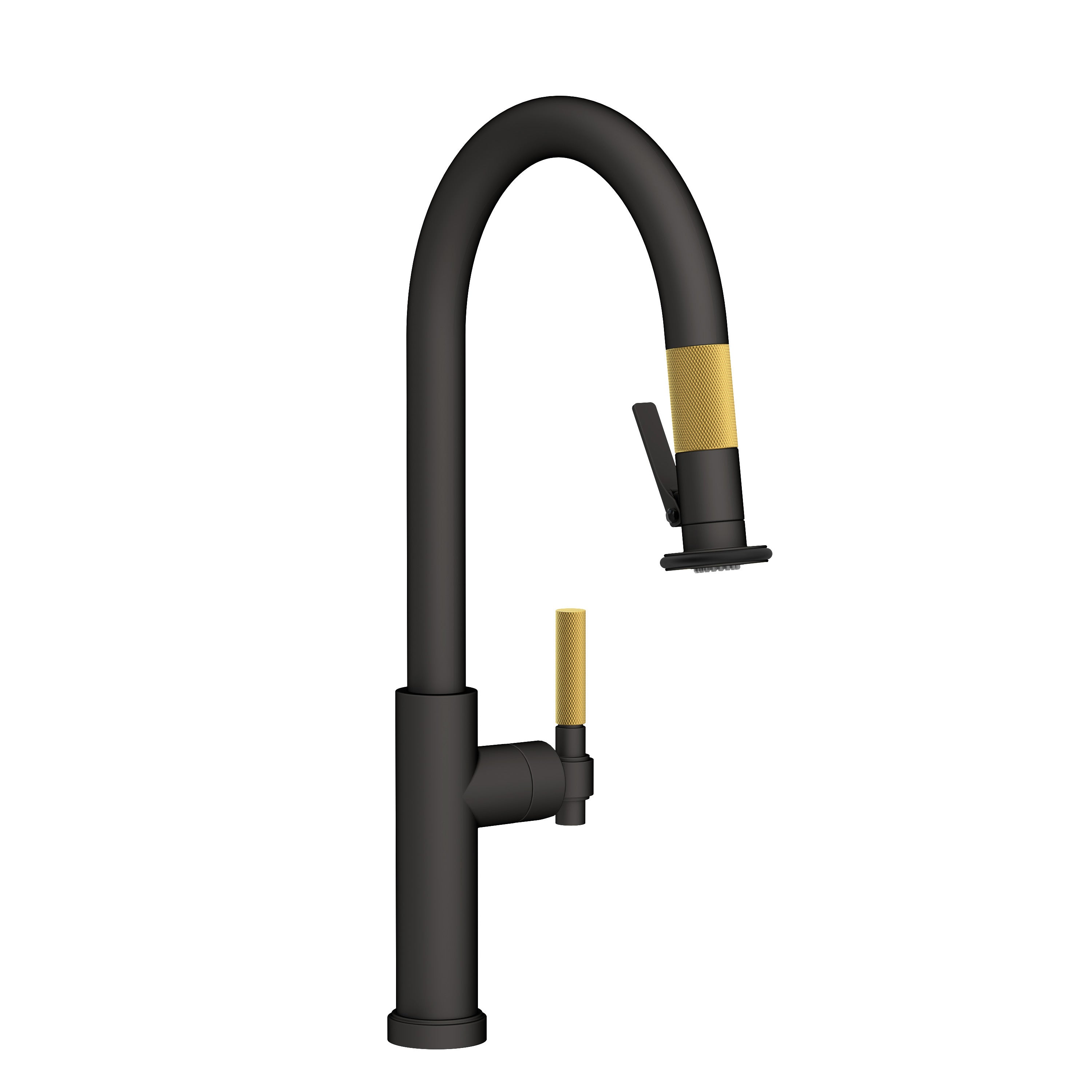 Newport Brass Muncy Pull-Down Kitchen Faucet with Lever Controled Spray