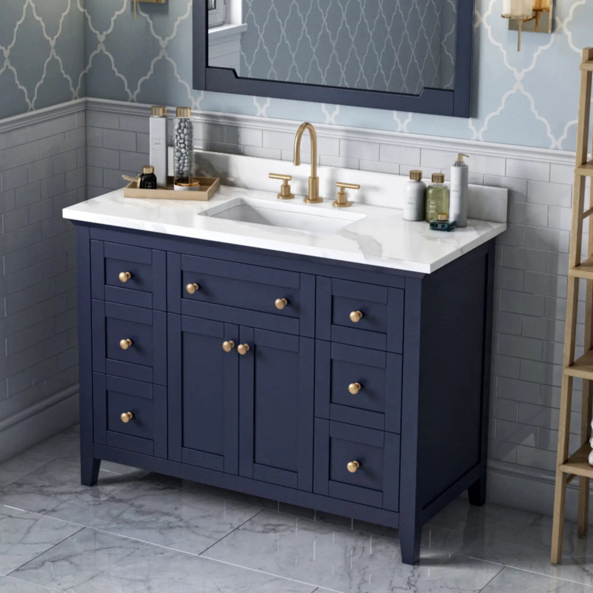 Jeffrey Alexander 48" Chatham Vanity Set by Jeffrey Alexander