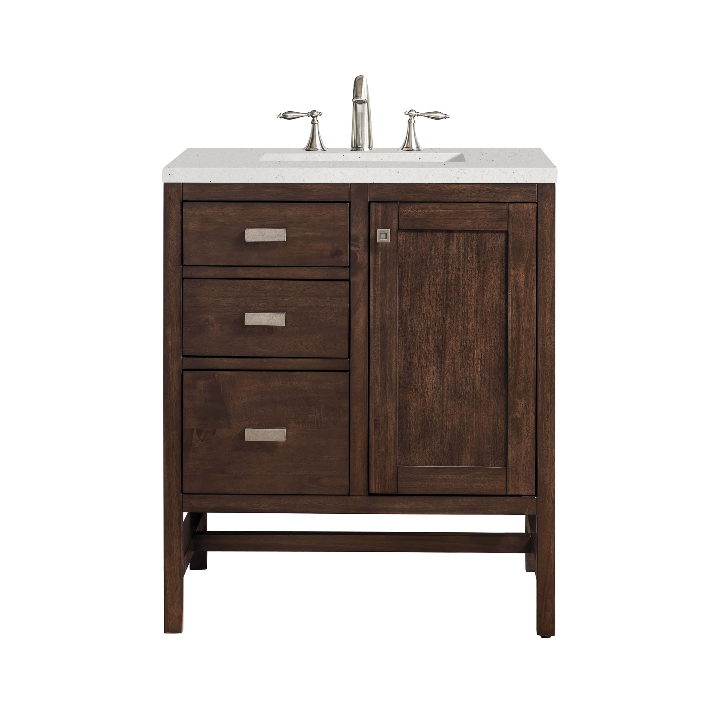 James Martin Vanities Addison 30" Single Vanity - Mid-Century Acacia
