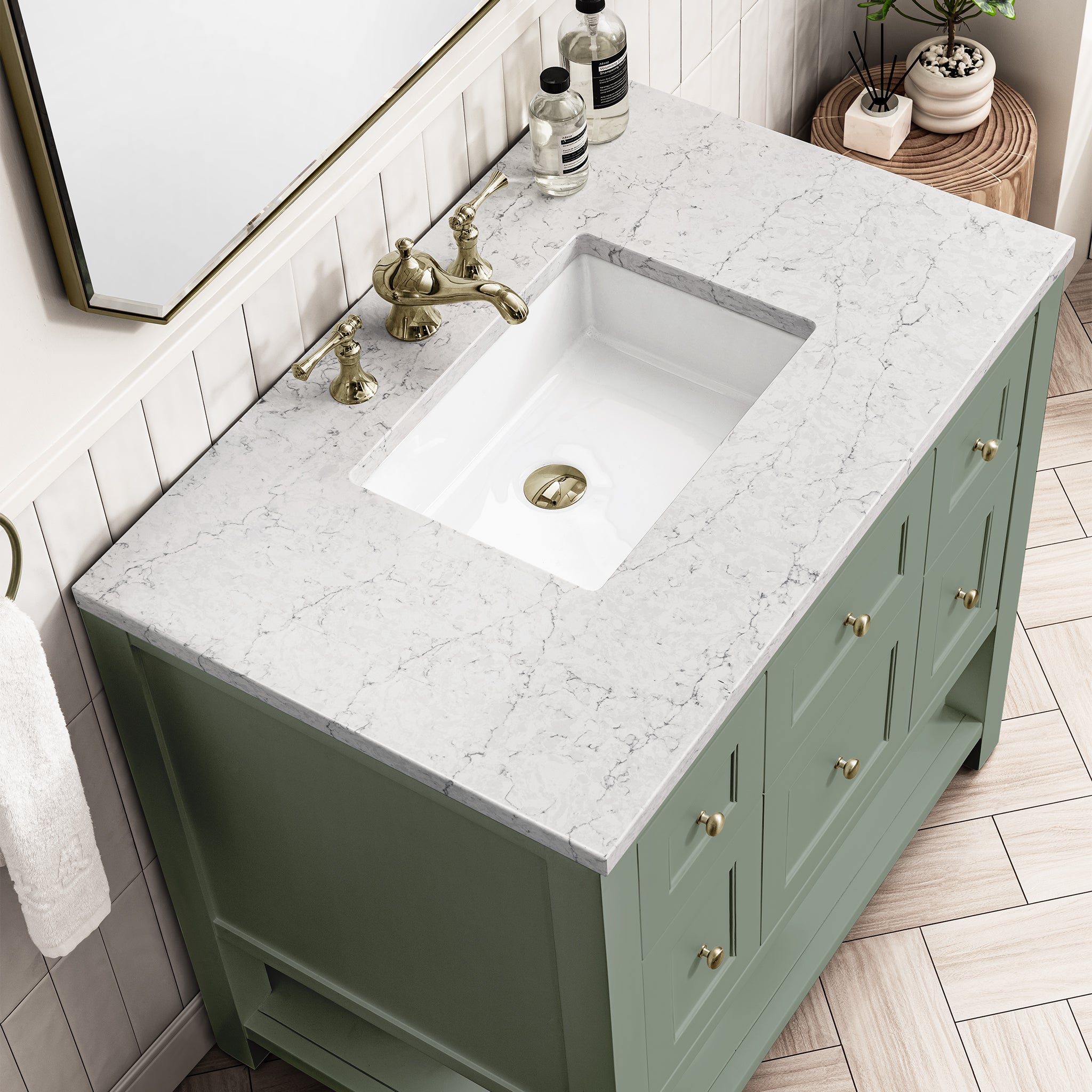 arctic fall top vanity