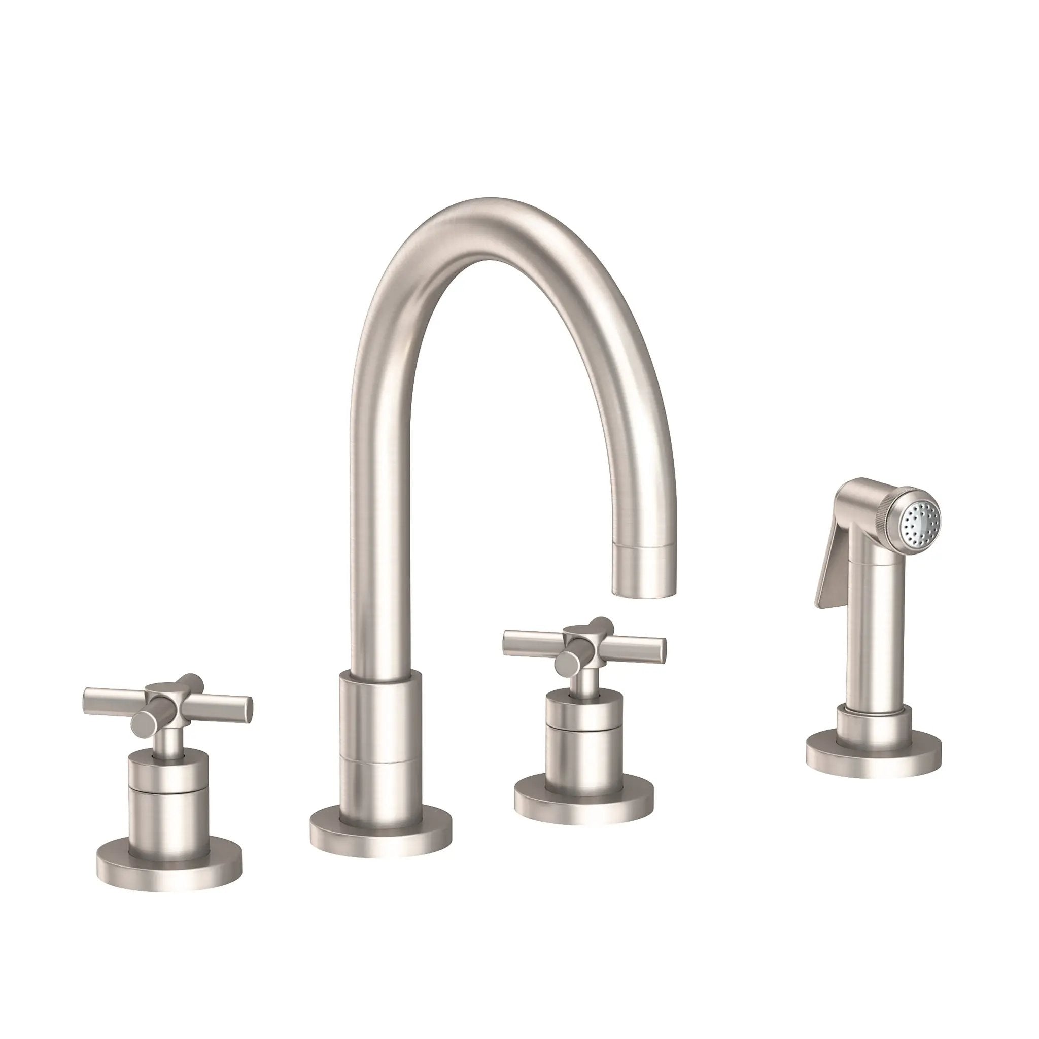 Newport Brass East Linear Kitchen Faucet with Side Spray by Newport Brass