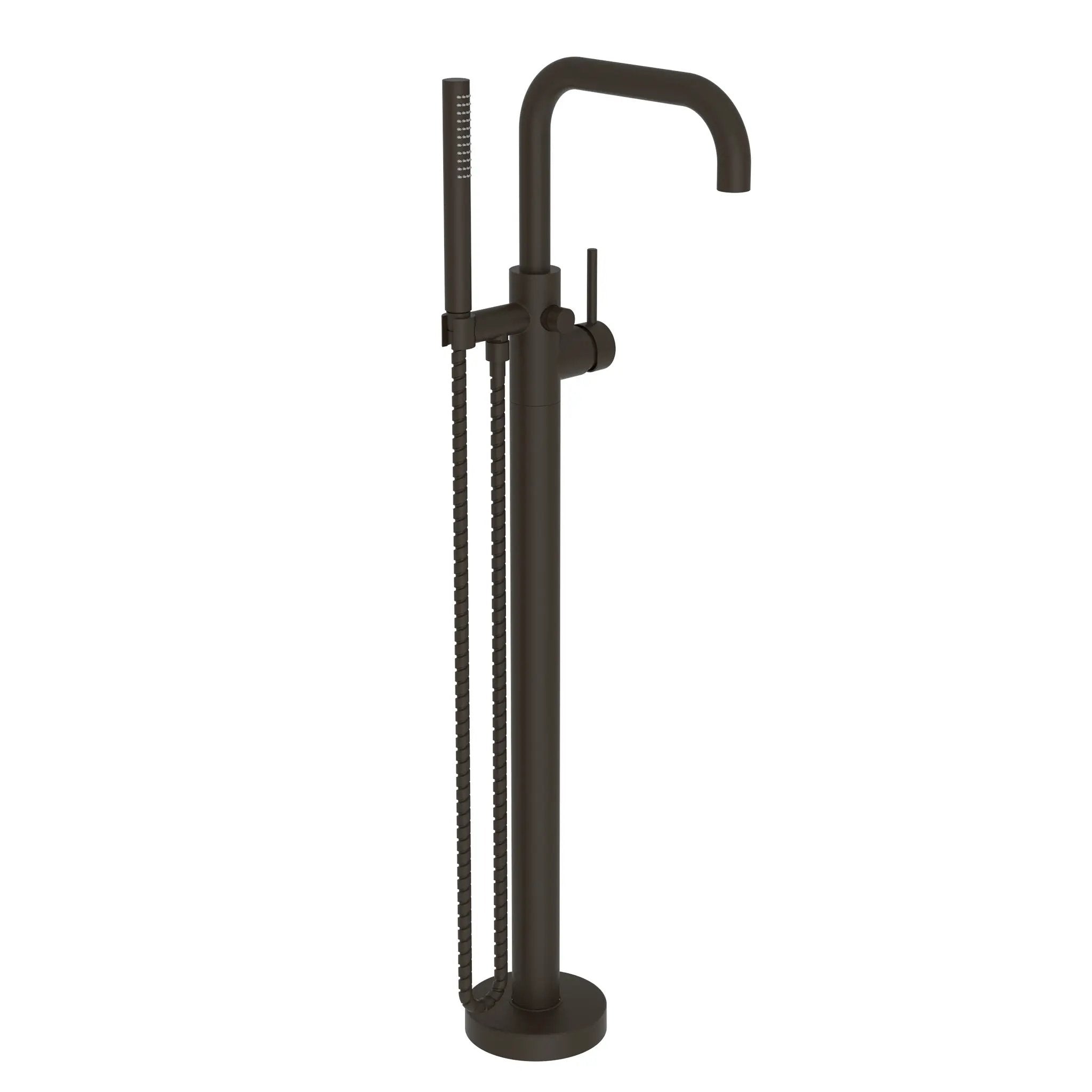 Newport Brass East Square Exposed Tub and Hand Shower Set - Free Standing by Newport Brass