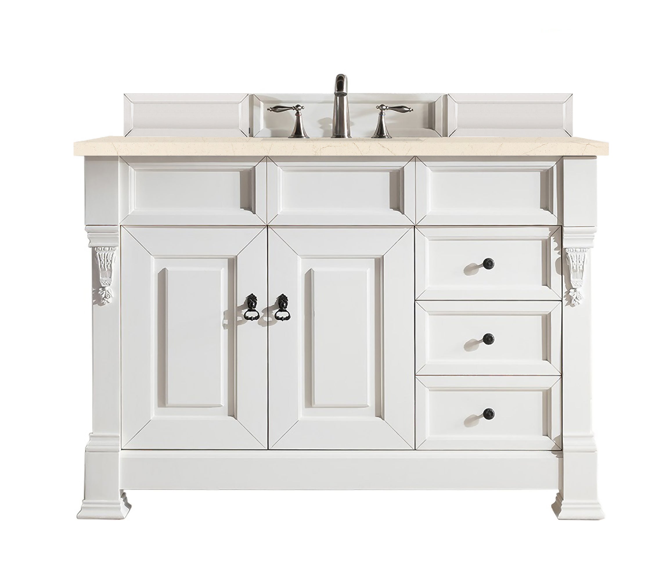 James Martin Vanities Brookfield 48" Single Vanity - Bright White