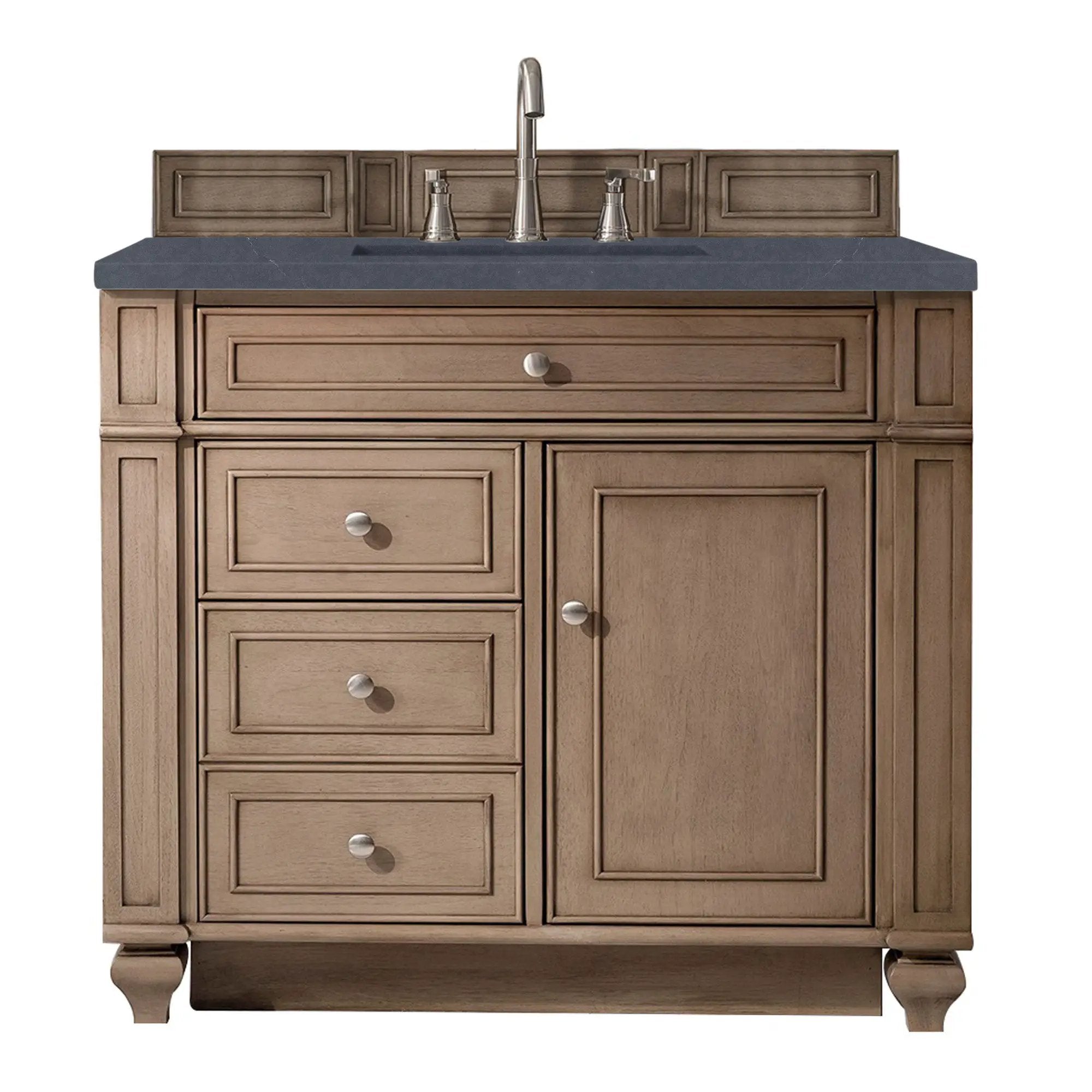 James Martin Bristol 36" Single Vanity Set - Whitewashed Walnut by James Martin Vanities
