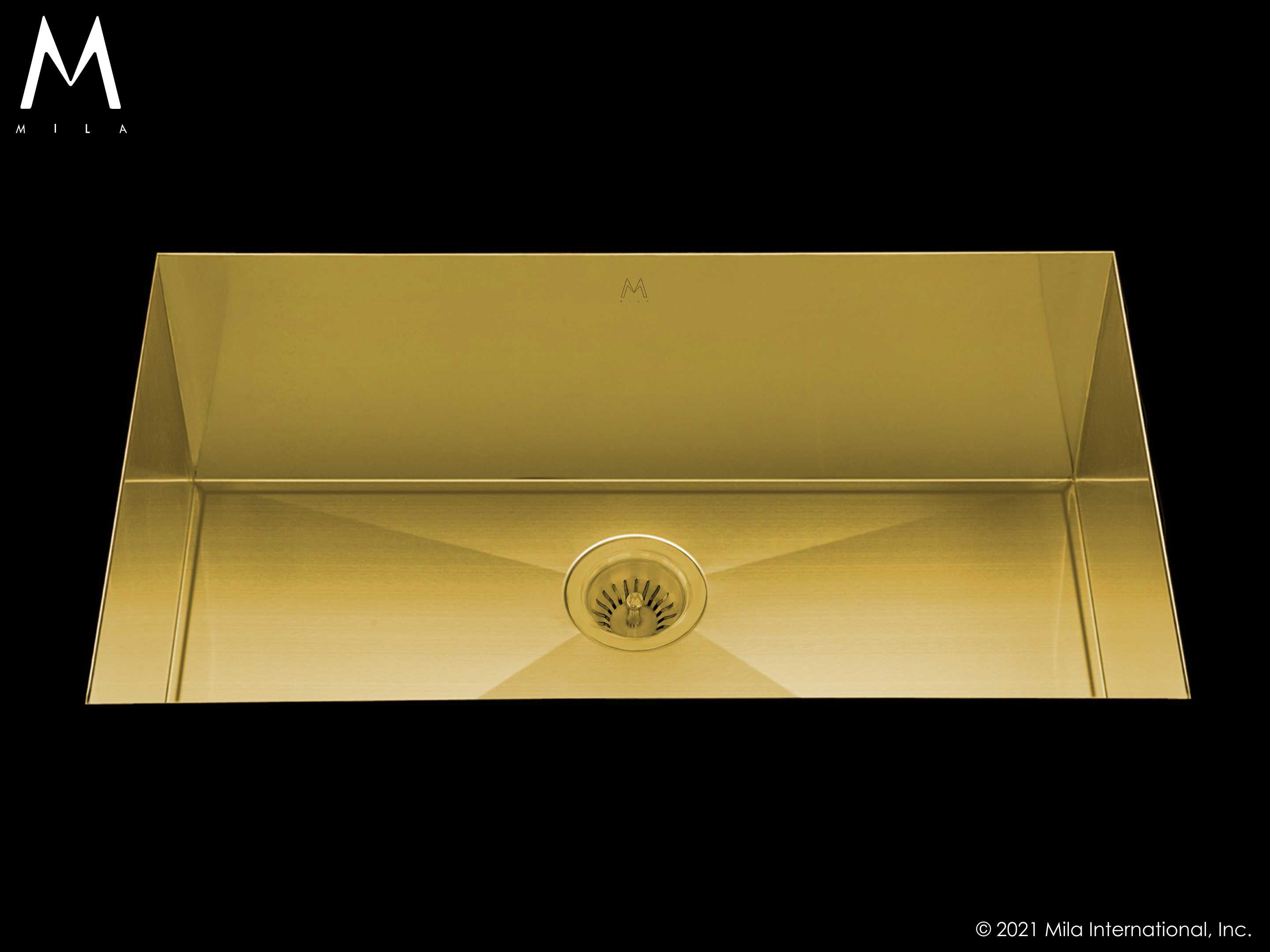 MILA ORION Single Bowl Under Mount 34 x 18.5 Kitchen Sink