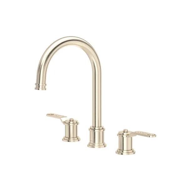 Rohl Perrin & Rowe Armstrong Widespread Lavatory Faucet with C-Spout by Rohl