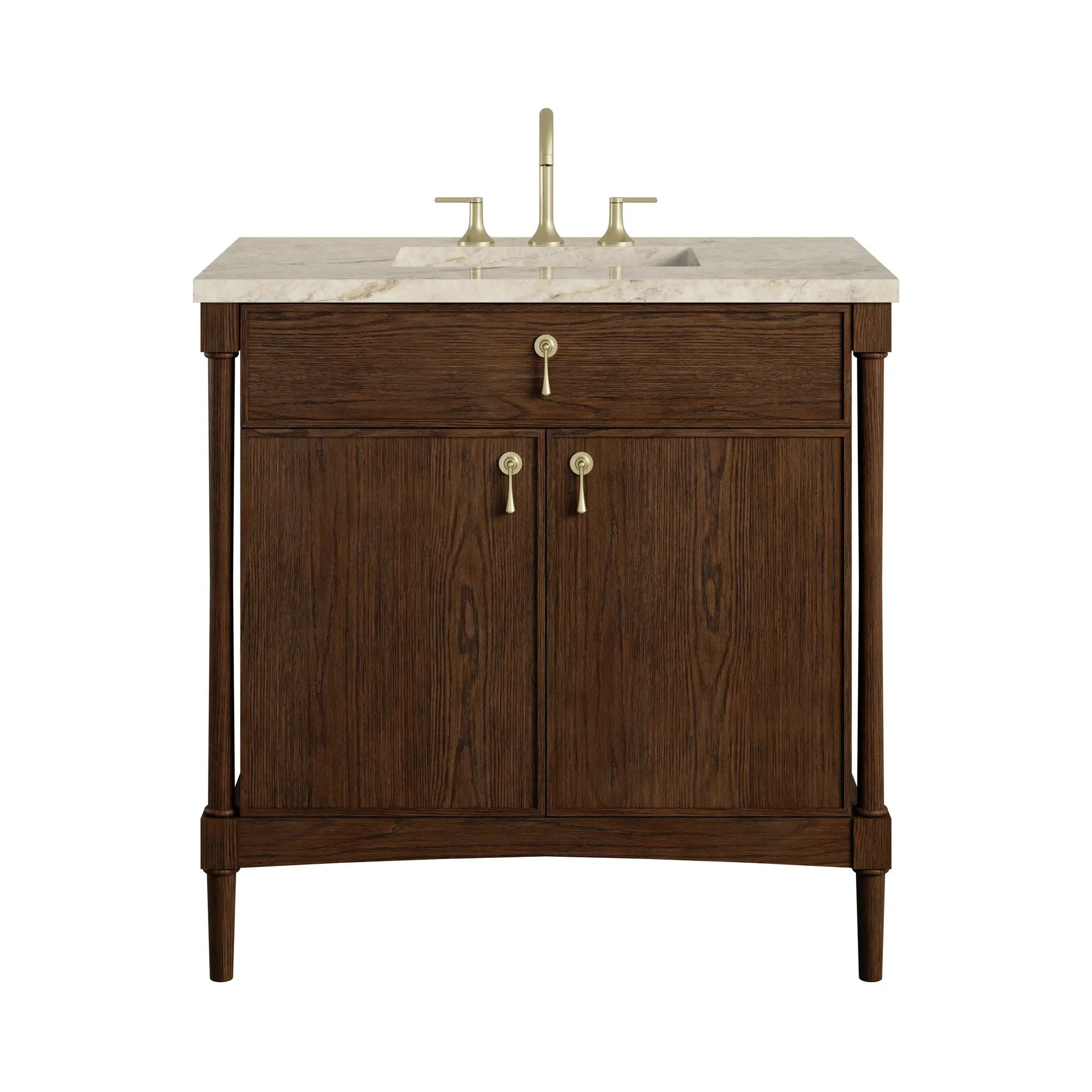 James Martin Kinnsden 36" Single Vanity Set - Sable Oak by James Martin Vanities
