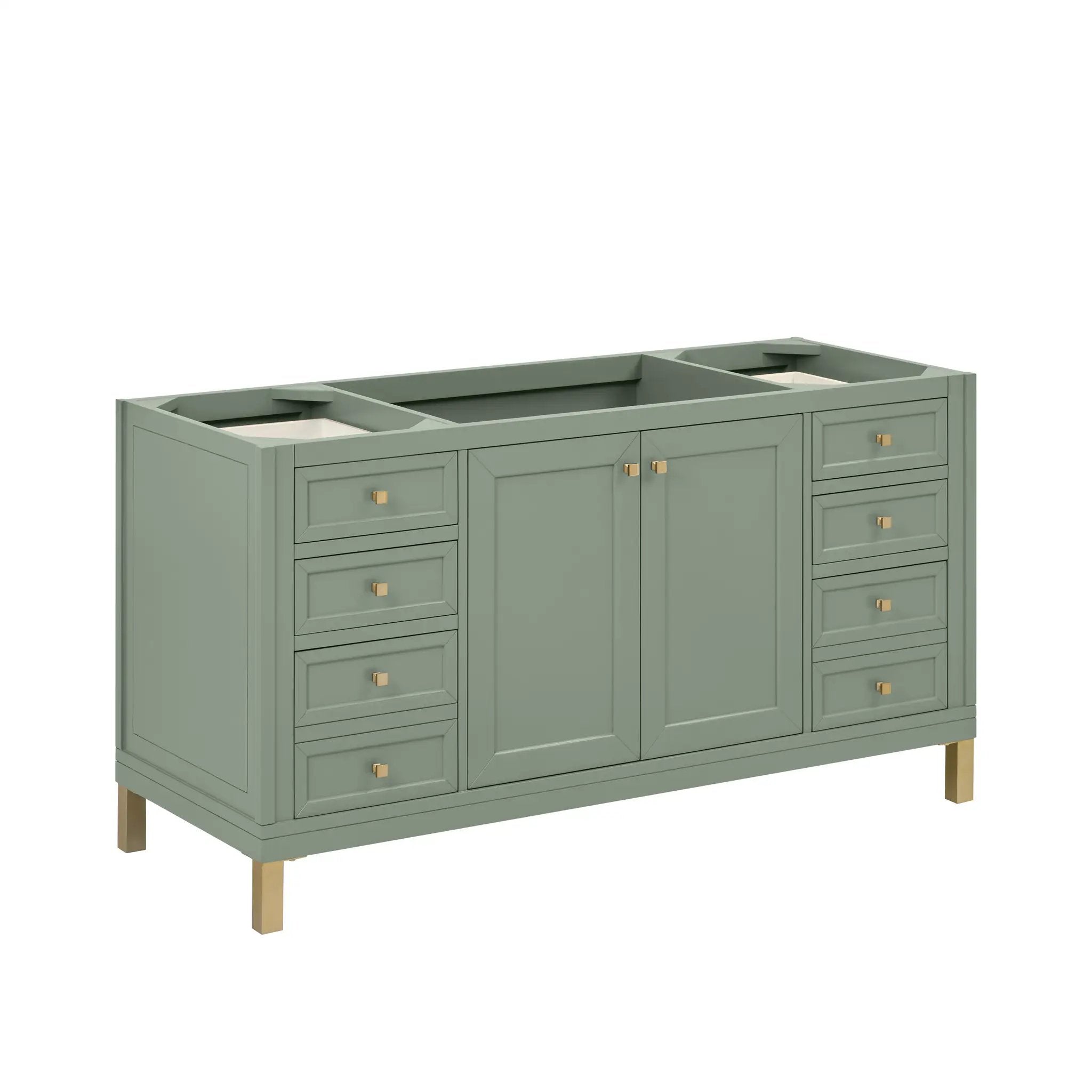 smokey celadon vanity