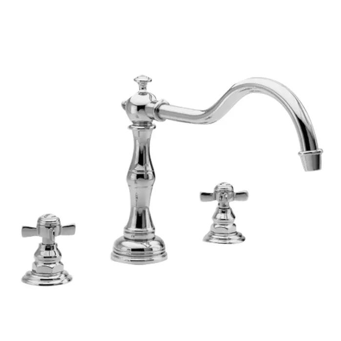 polished chrome tub faucet