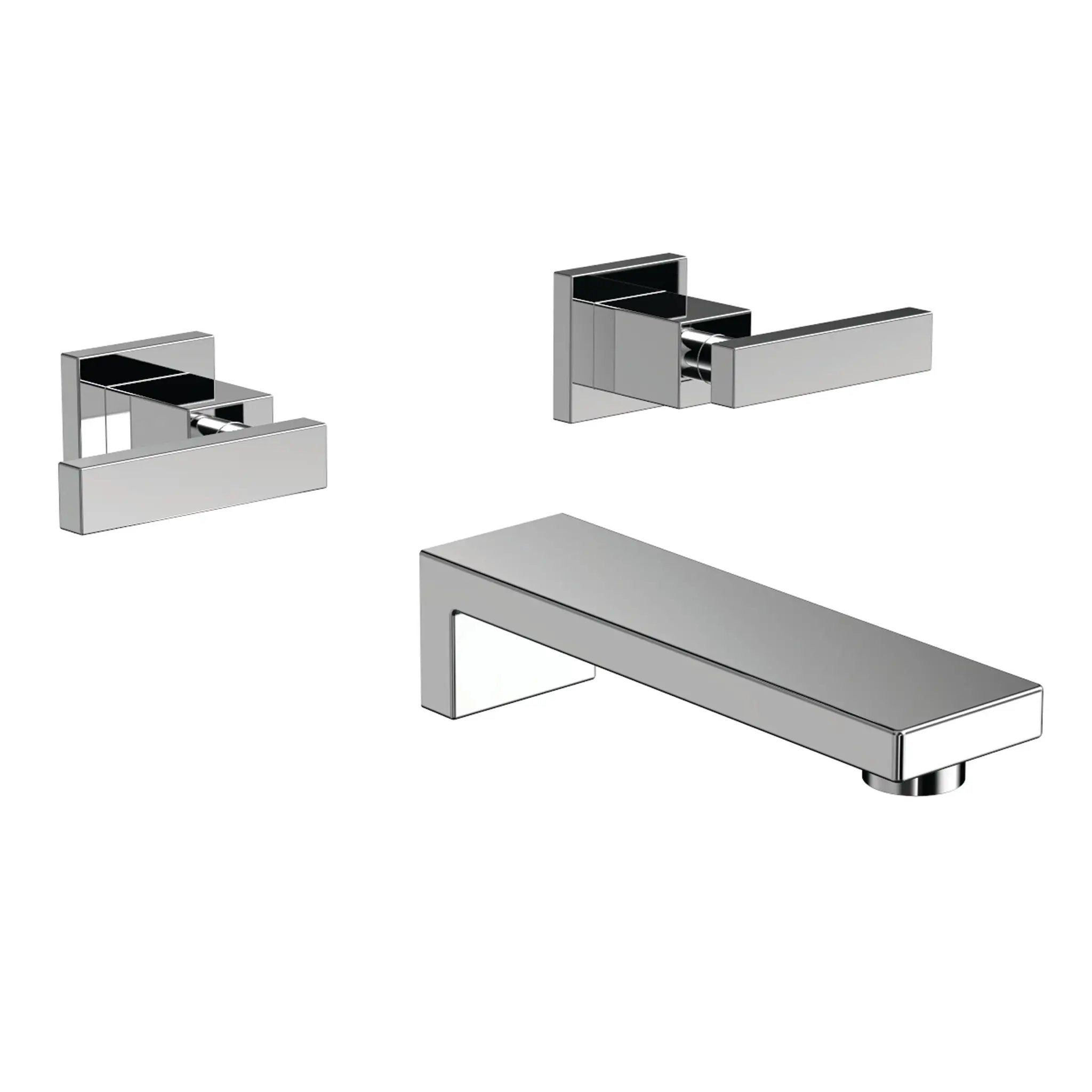 polished chrome tub faucet