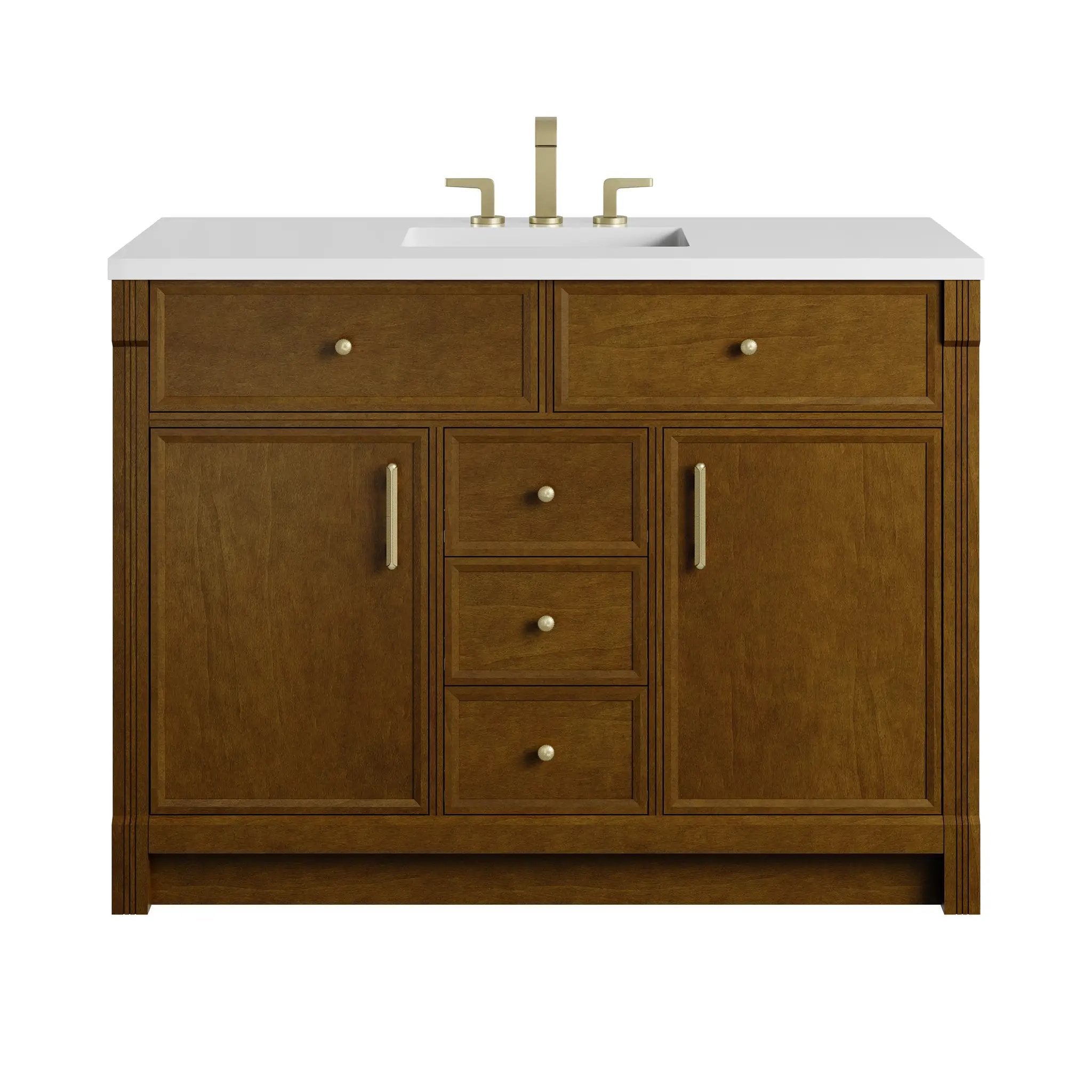 James Martin Bellshire 48" Single Vanity Set - Honey Oak by James Martin Vanities