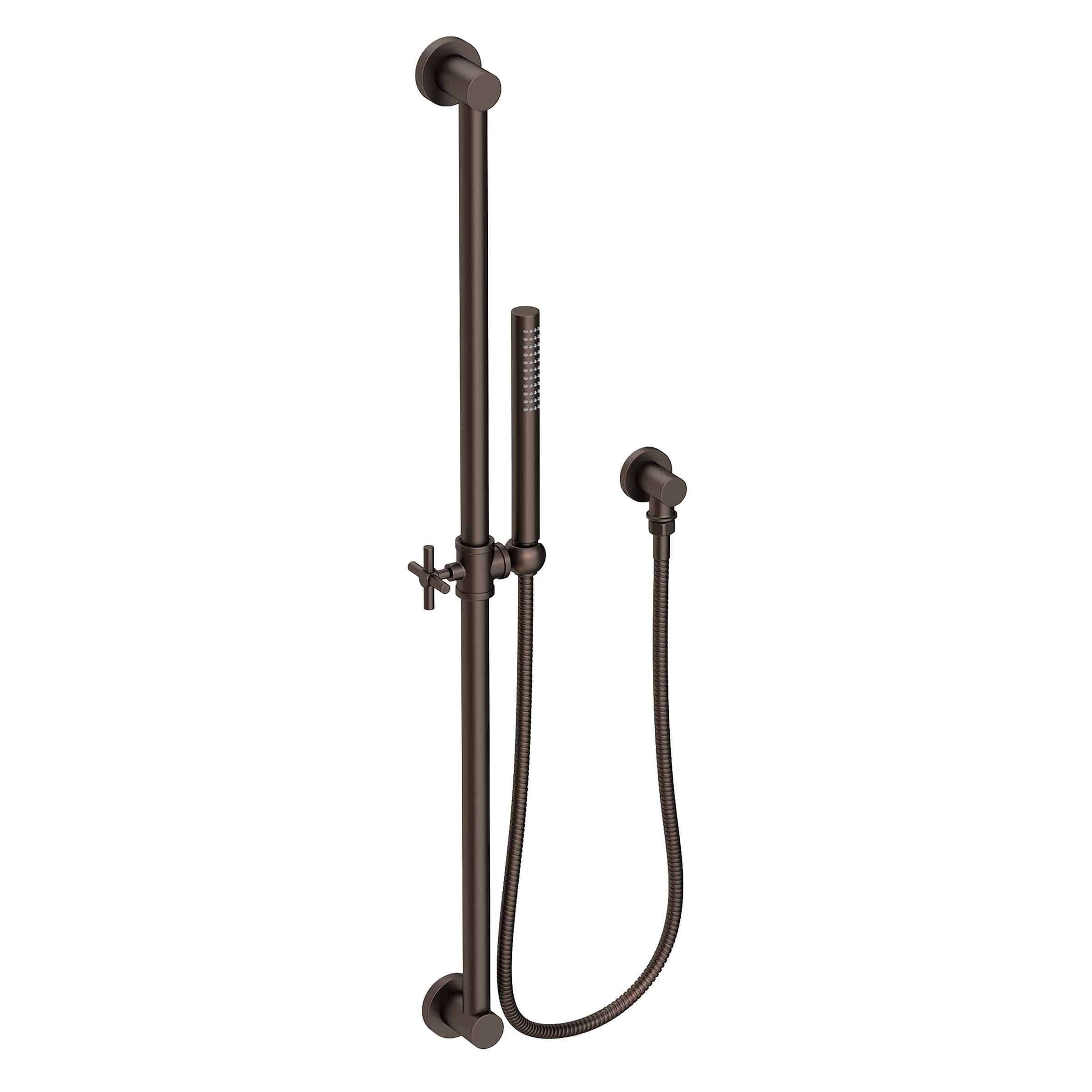 Newport Brass Tub & Shower Slide Bar with Single Function Hand Shower Set