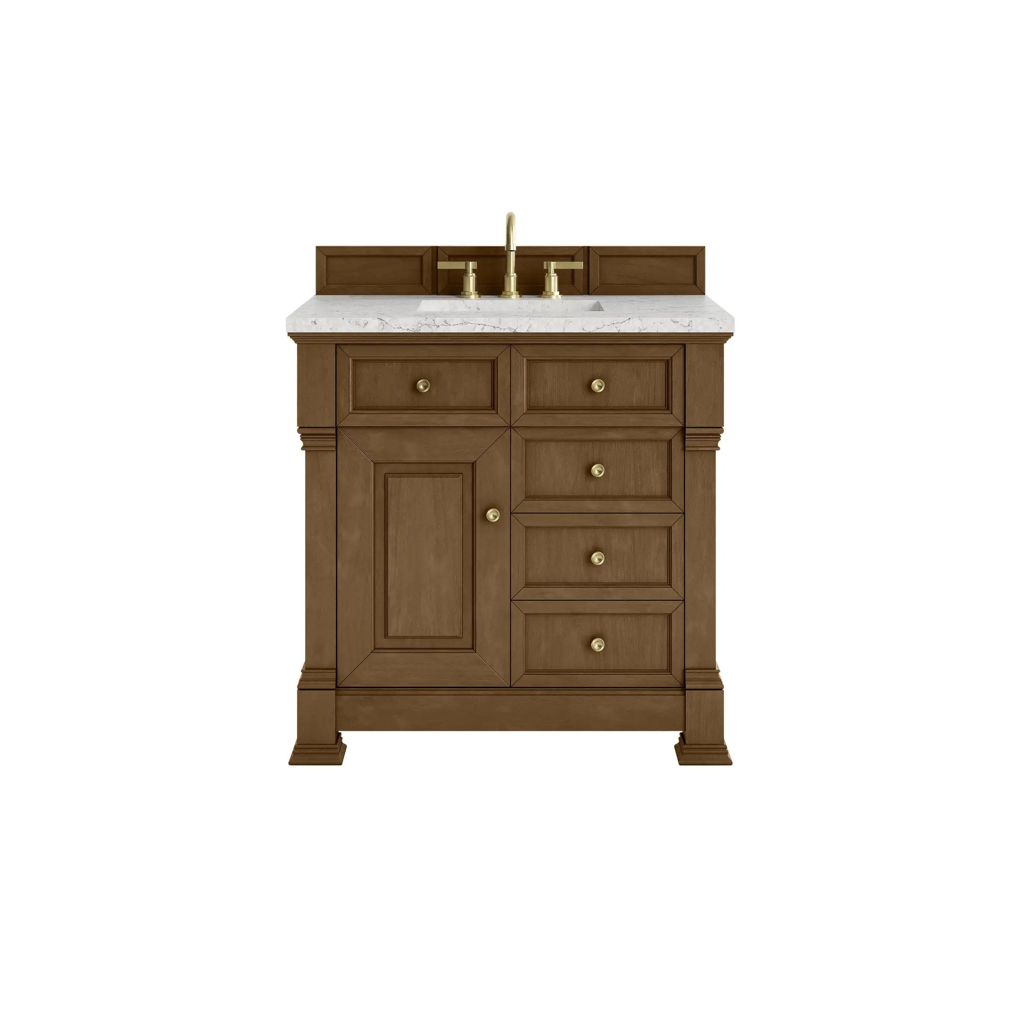 James Martin Brookfield 36" Single Vanity Set - Honey Oak by James Martin Vanities