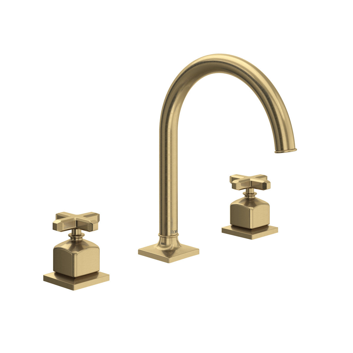 Rohl Apothecary Widespread Lavatory Faucet with C-Spout