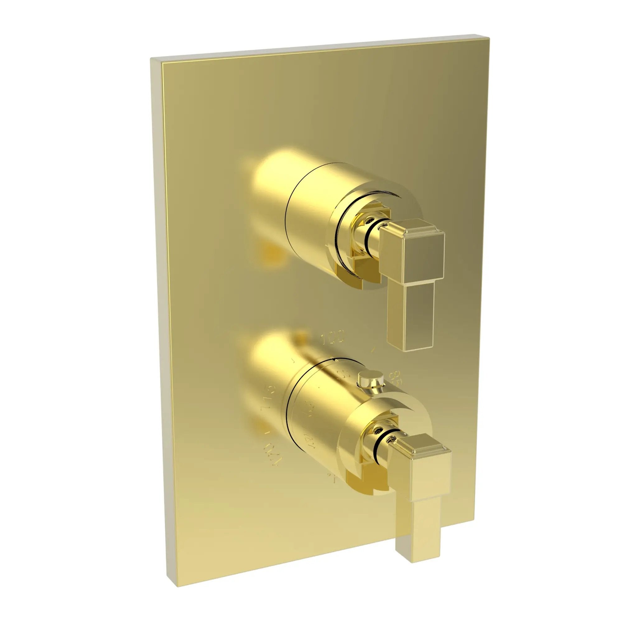 Newport Brass Malvina 1/2" Square Thermostatic Trim Plate with Handle by Newport Brass