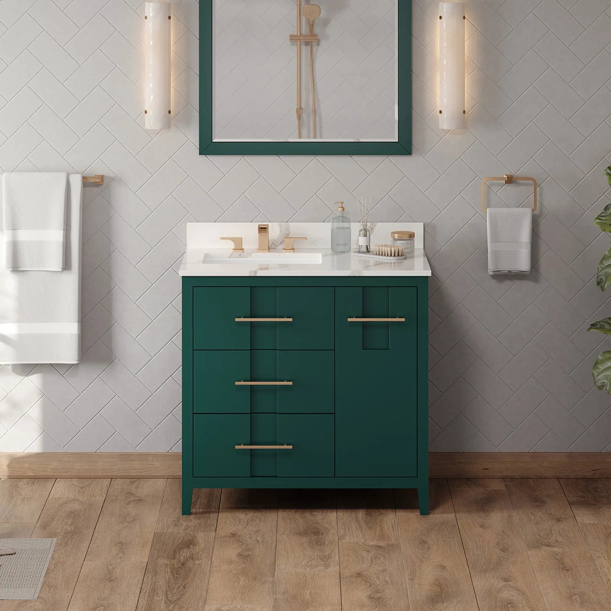 Jeffrey Alexander 36" Katara Vanity Set by Jeffrey Alexander