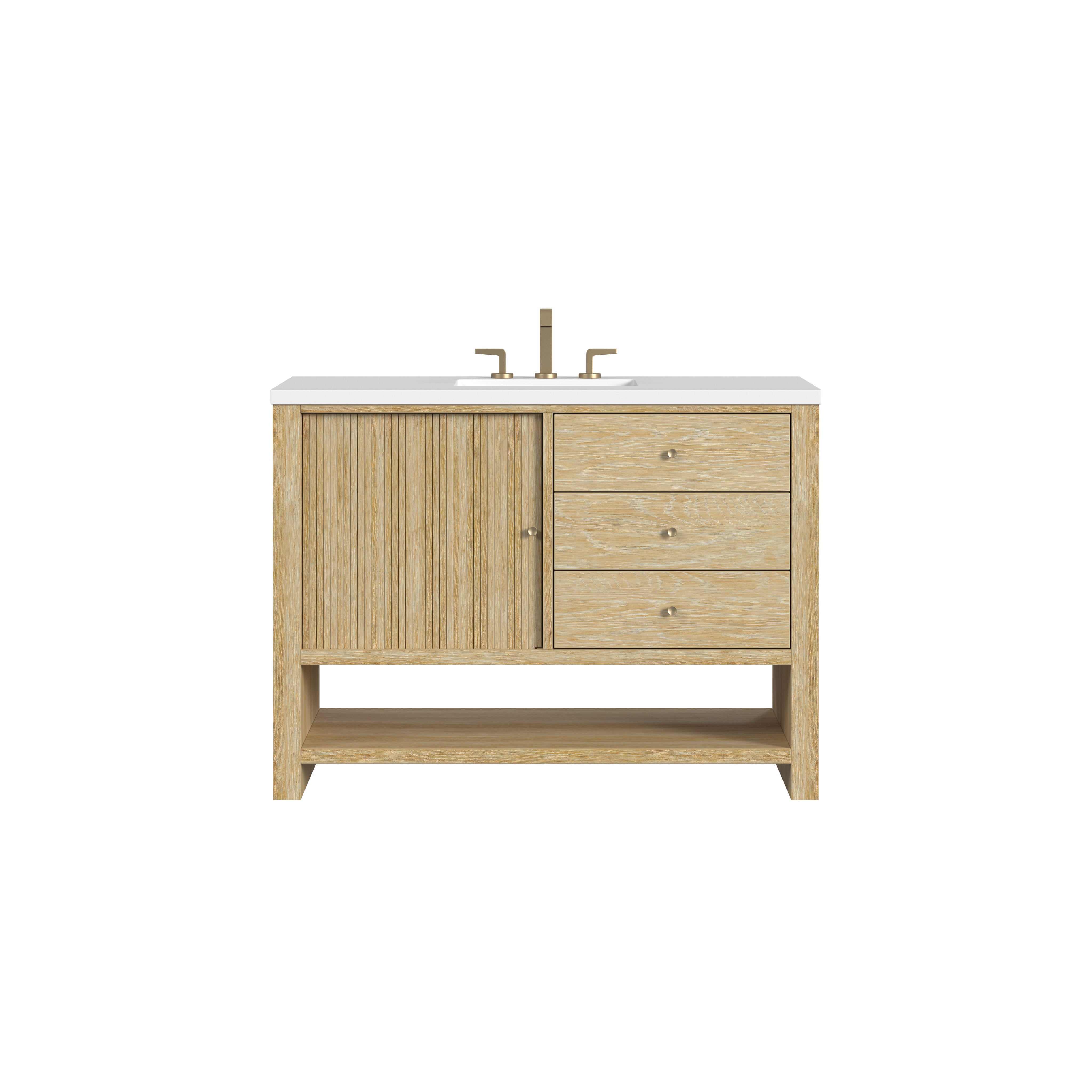 sunwashed oak vanity