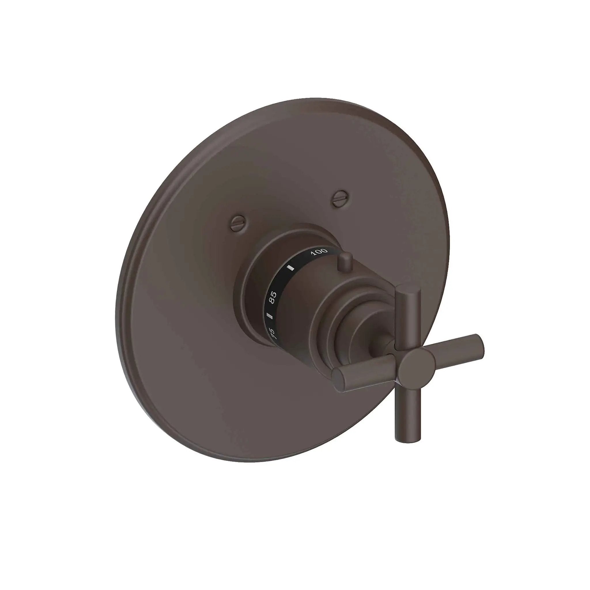 Newport Brass East Linear 3/4" Round Thermostatic Trim Plate with Handle by Newport Brass