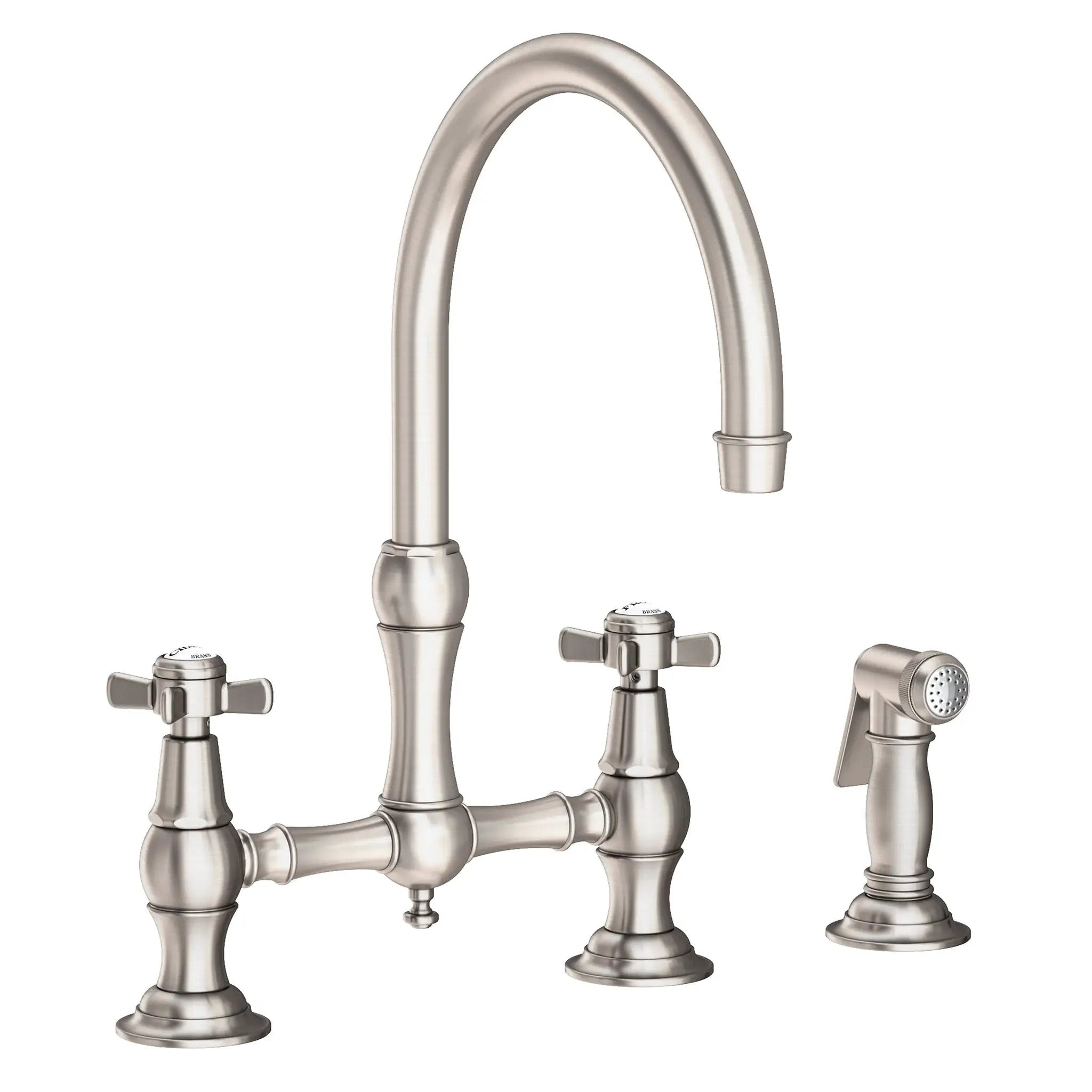 Newport Brass Fairfield Kitchen Bridge Faucet with Side Spray by Newport Brass