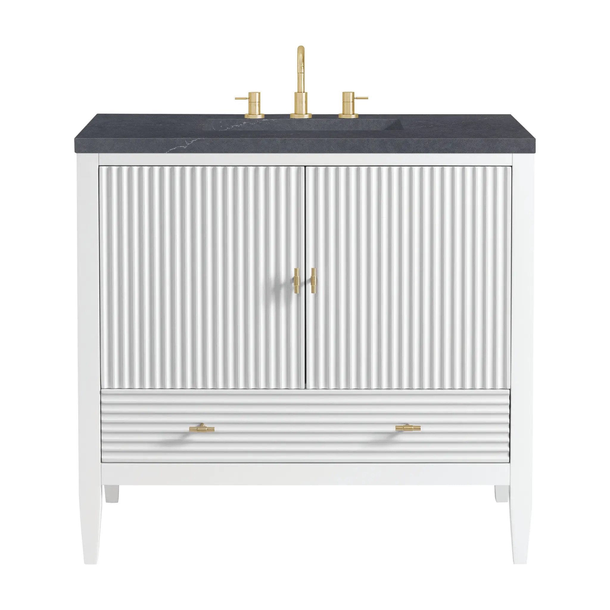 James Martin Myrrin 36" Vanity Set - Bright White by James Martin Vanities