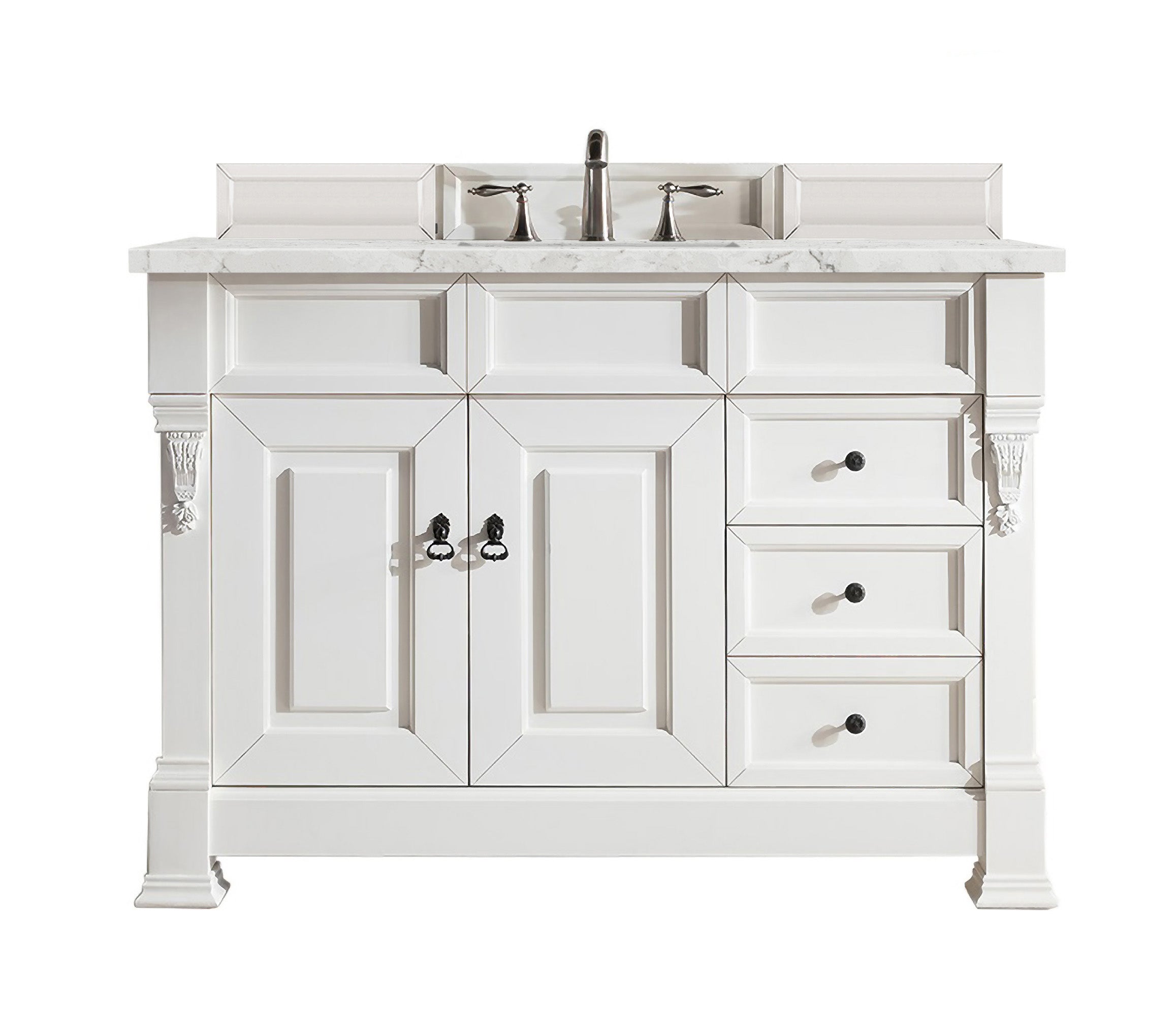 James Martin Vanities Brookfield 48" Single Vanity - Bright White