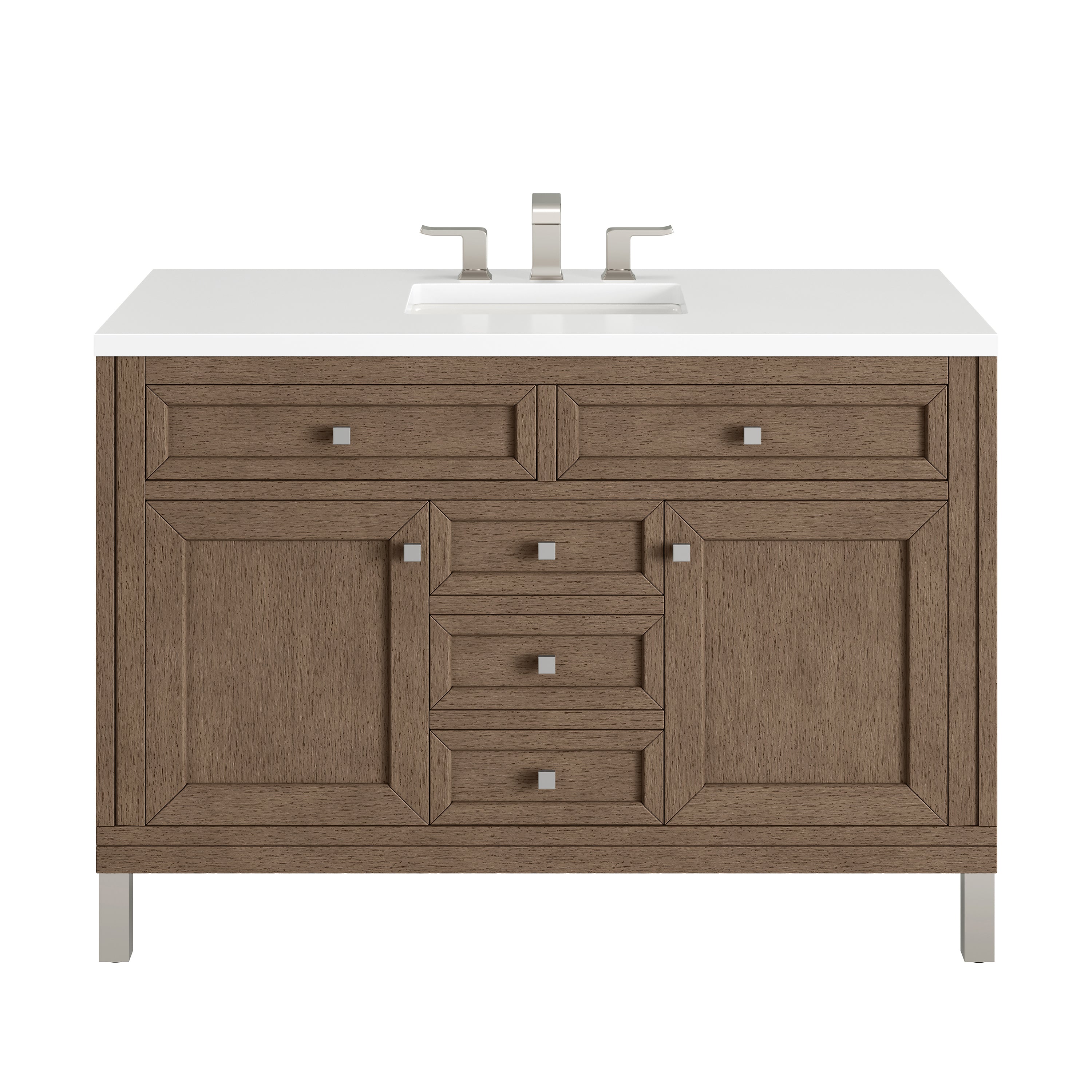 James Martin Vanities Chicago 48" Single Vanity - Whitewashed Walnut
