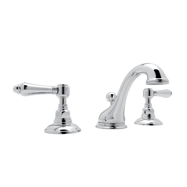 polished chrome bathroom faucet