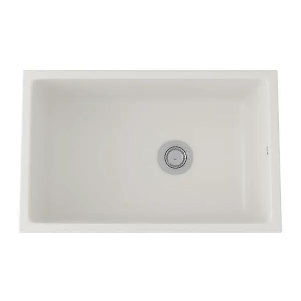 Rohl Allia 32" Fireclay Single Bowl Undermount Kitchen Sink by Rohl