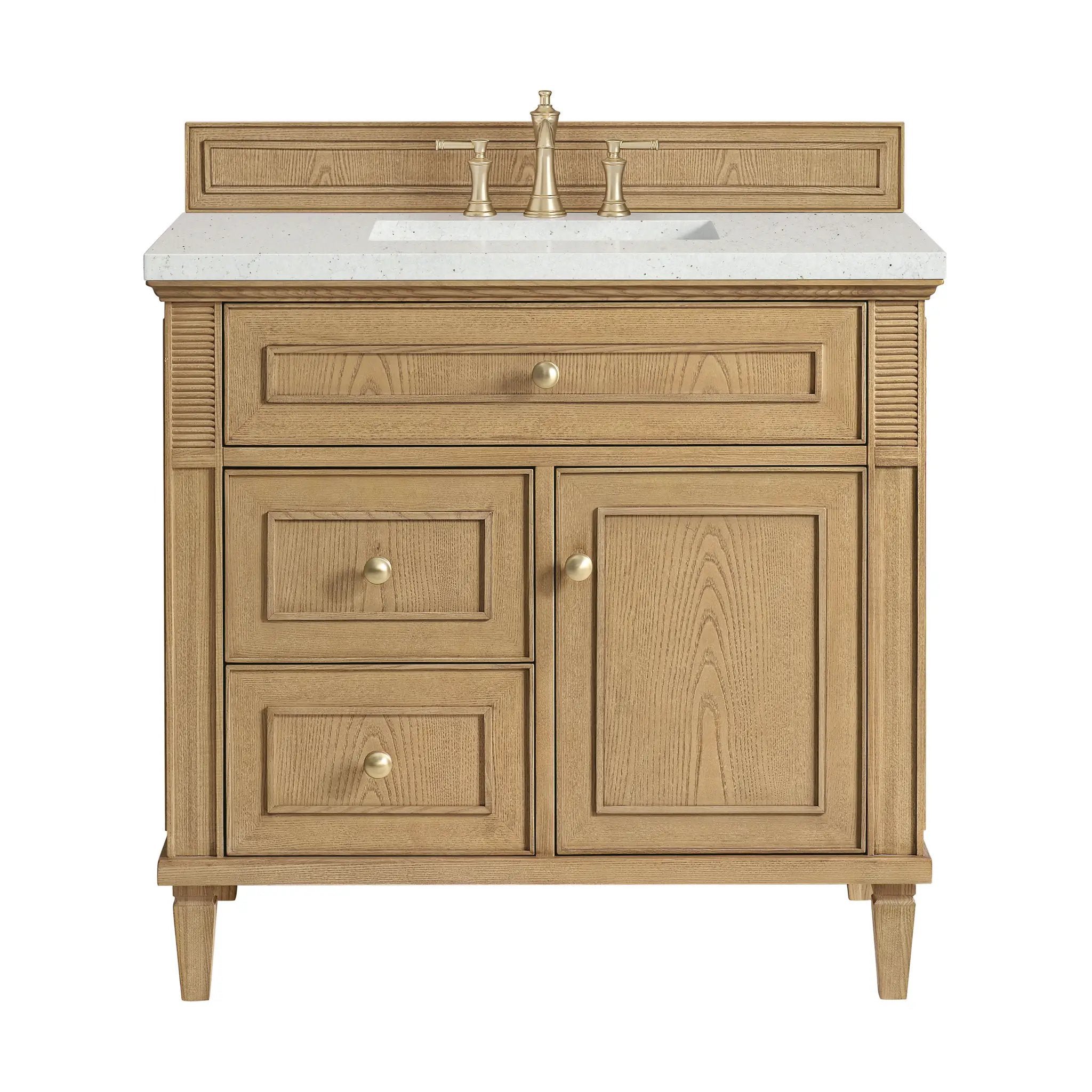 James Martin Lorelai 36" Single Vanity Set - Light Natural Oak by James Martin Vanities