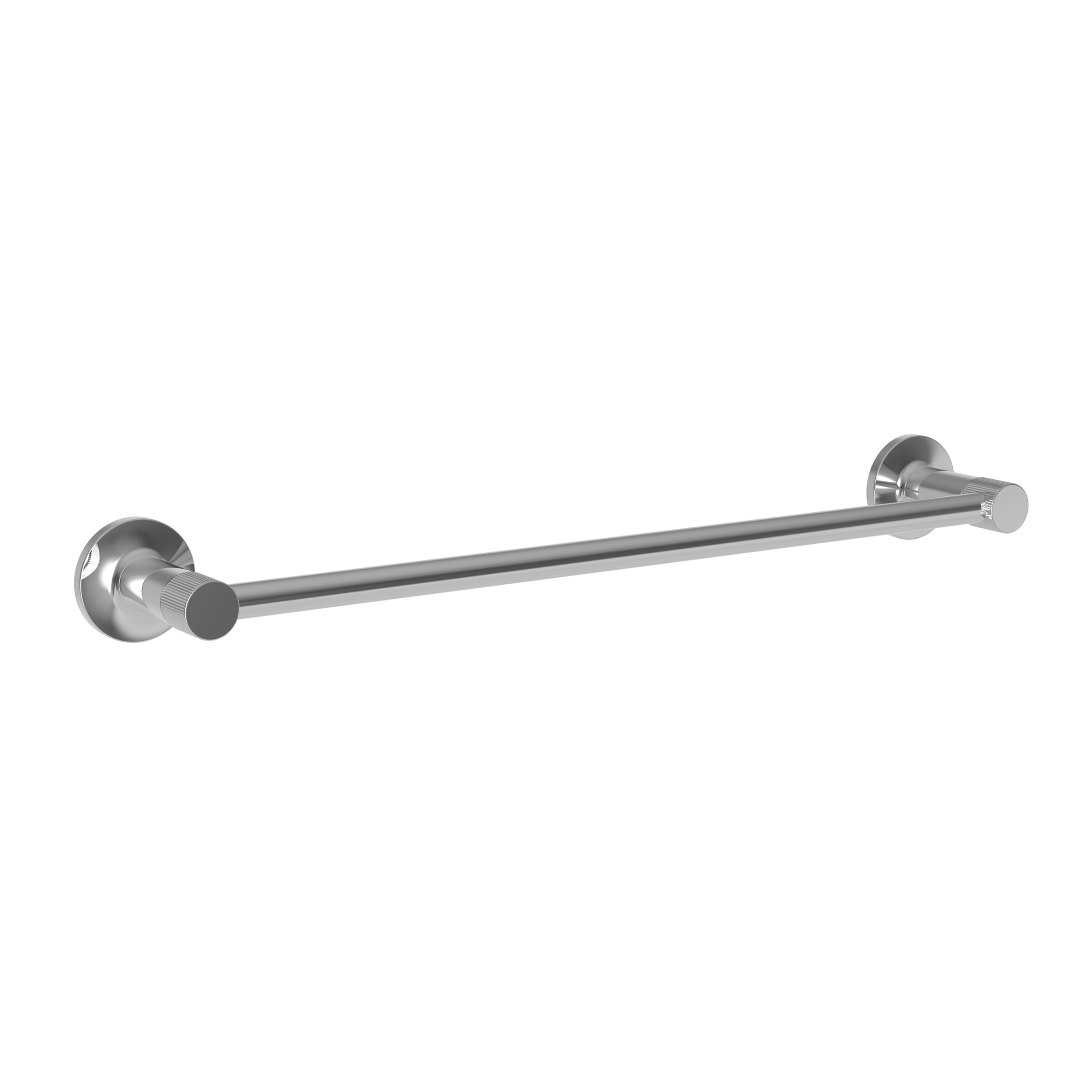 polished chrome towel bar