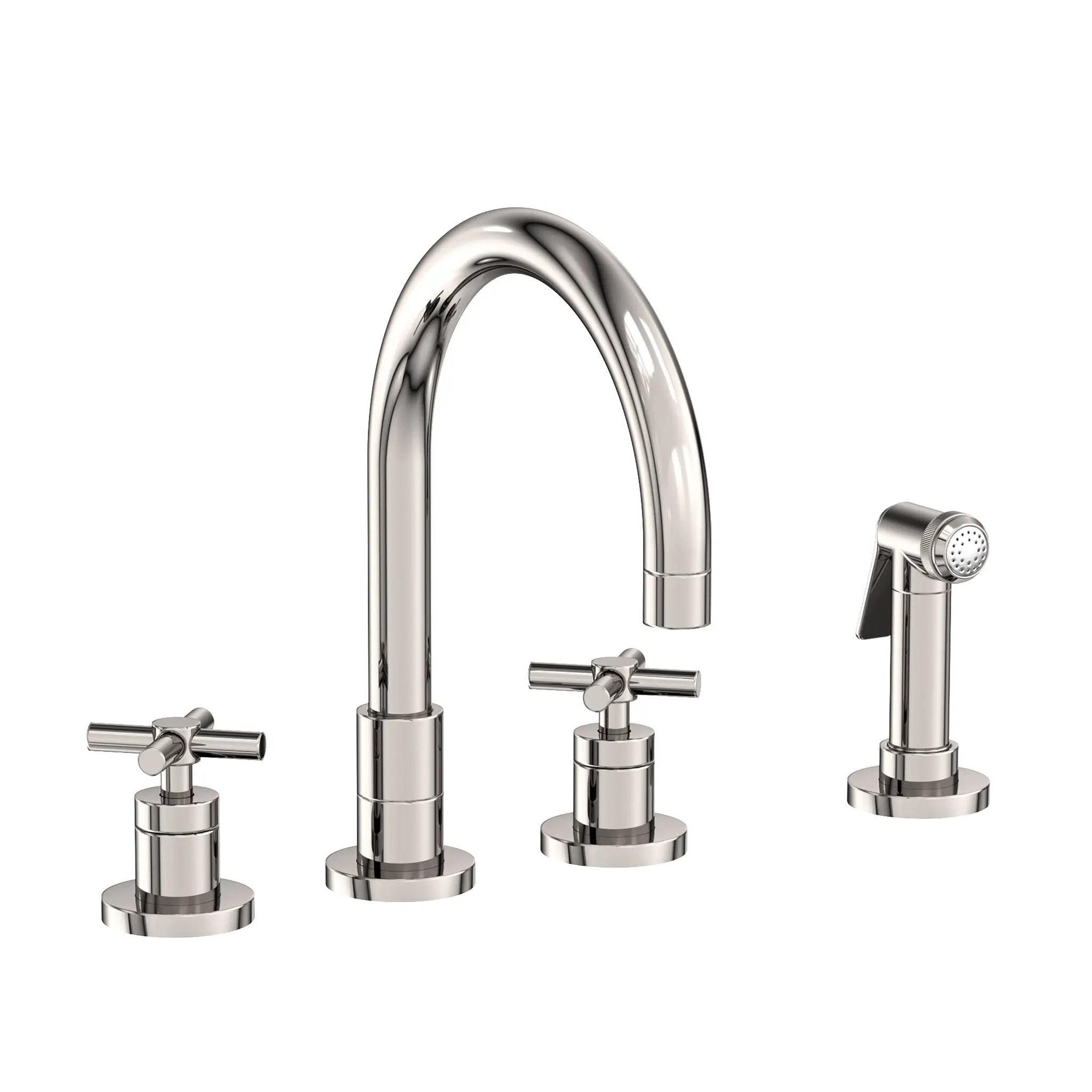 Newport Brass East Linear Kitchen Faucet with Side Spray by Newport Brass